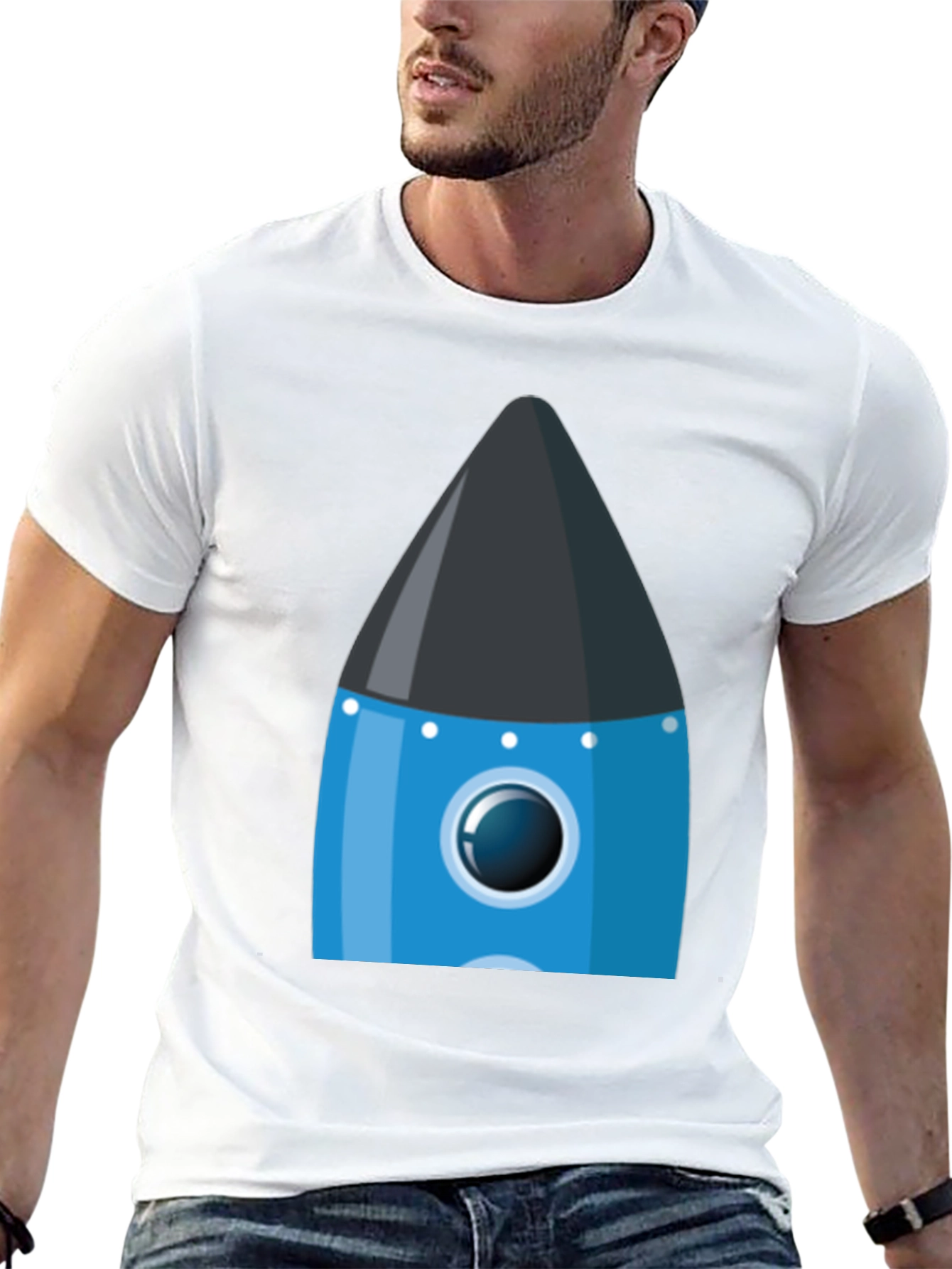 Rocket Ship T-Shirt - Blast Off in Style!