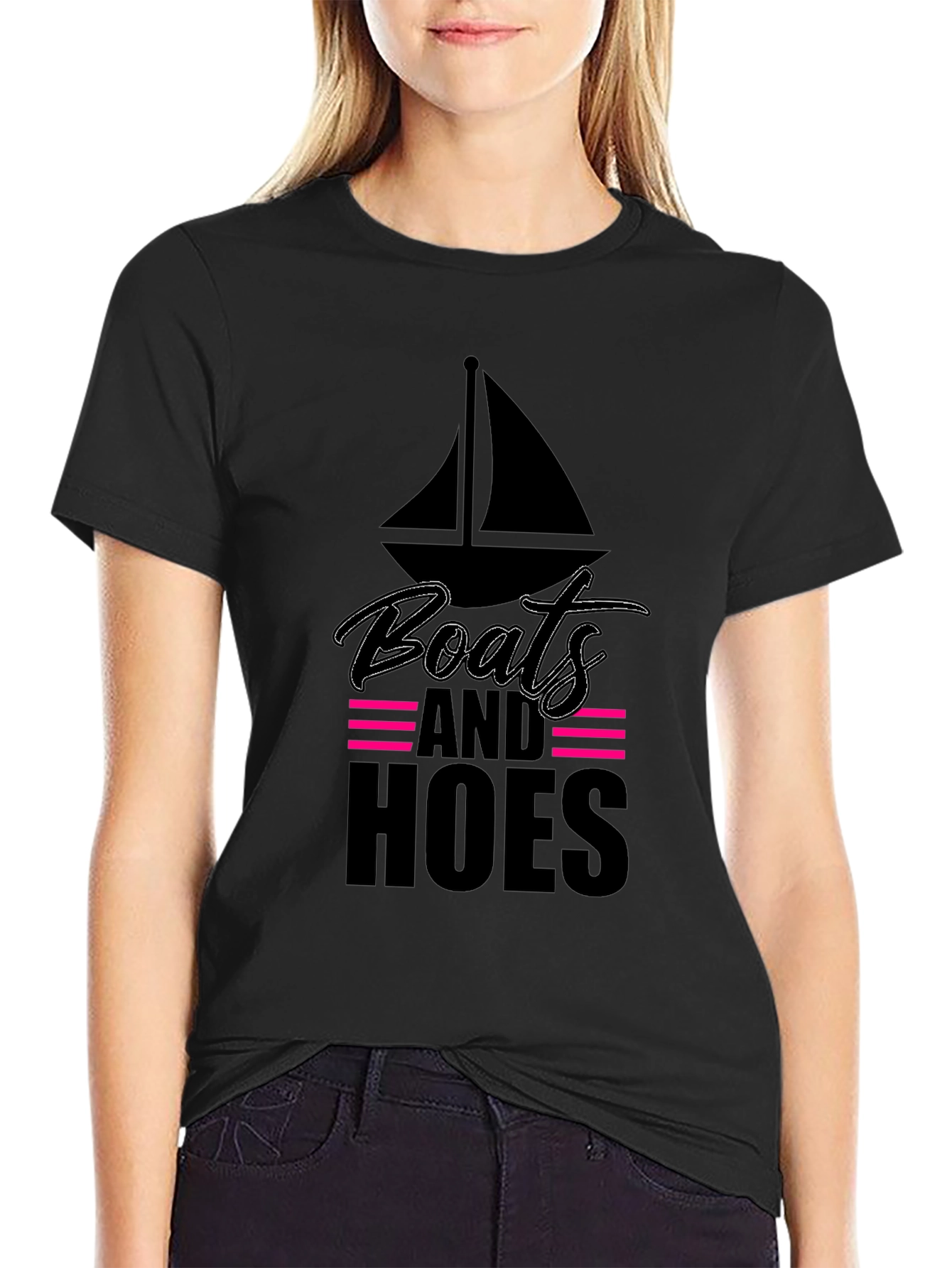 Boats and Hoes Graphic T-Shirt