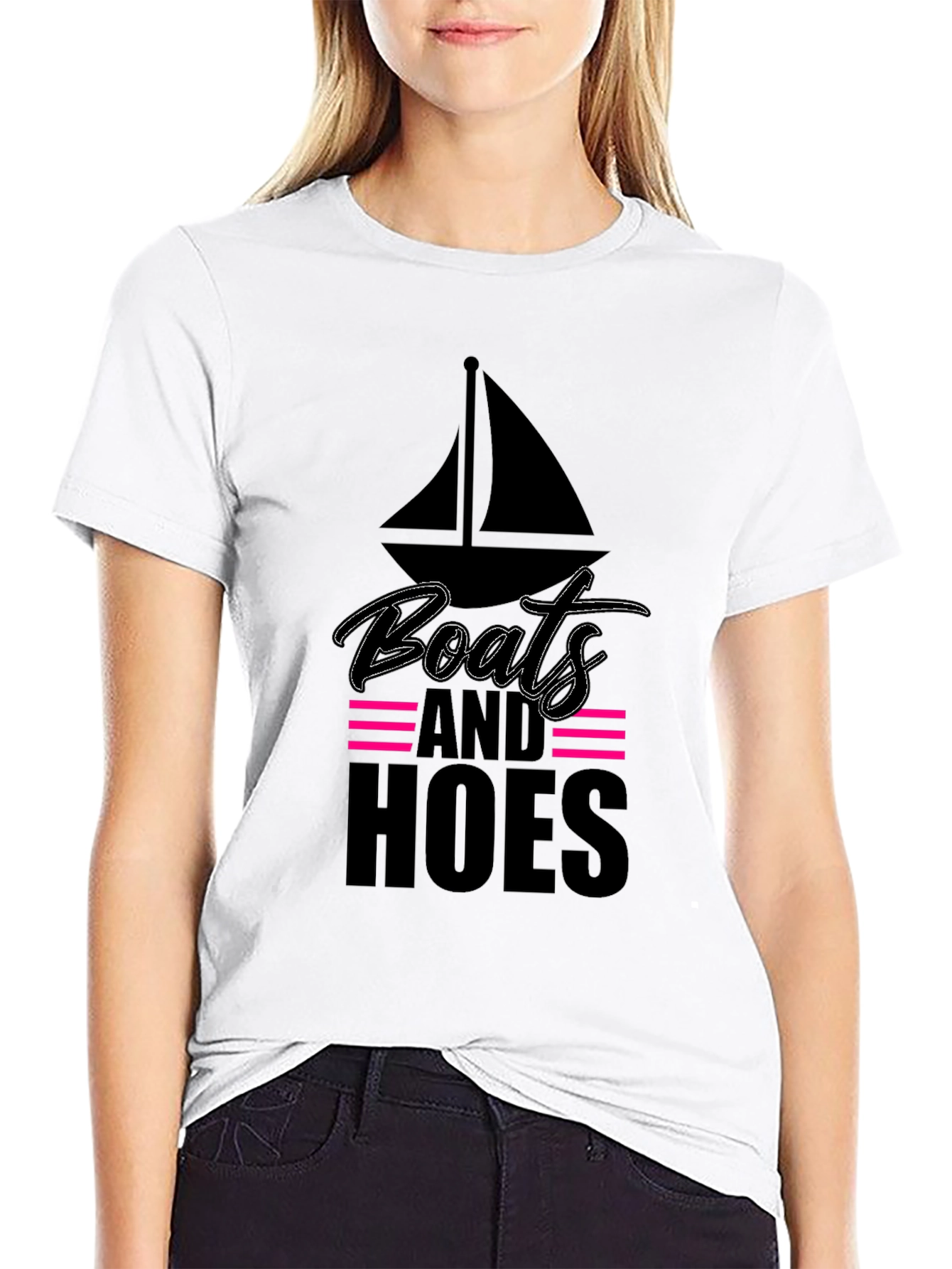 Boats and Hoes Graphic T-Shirt