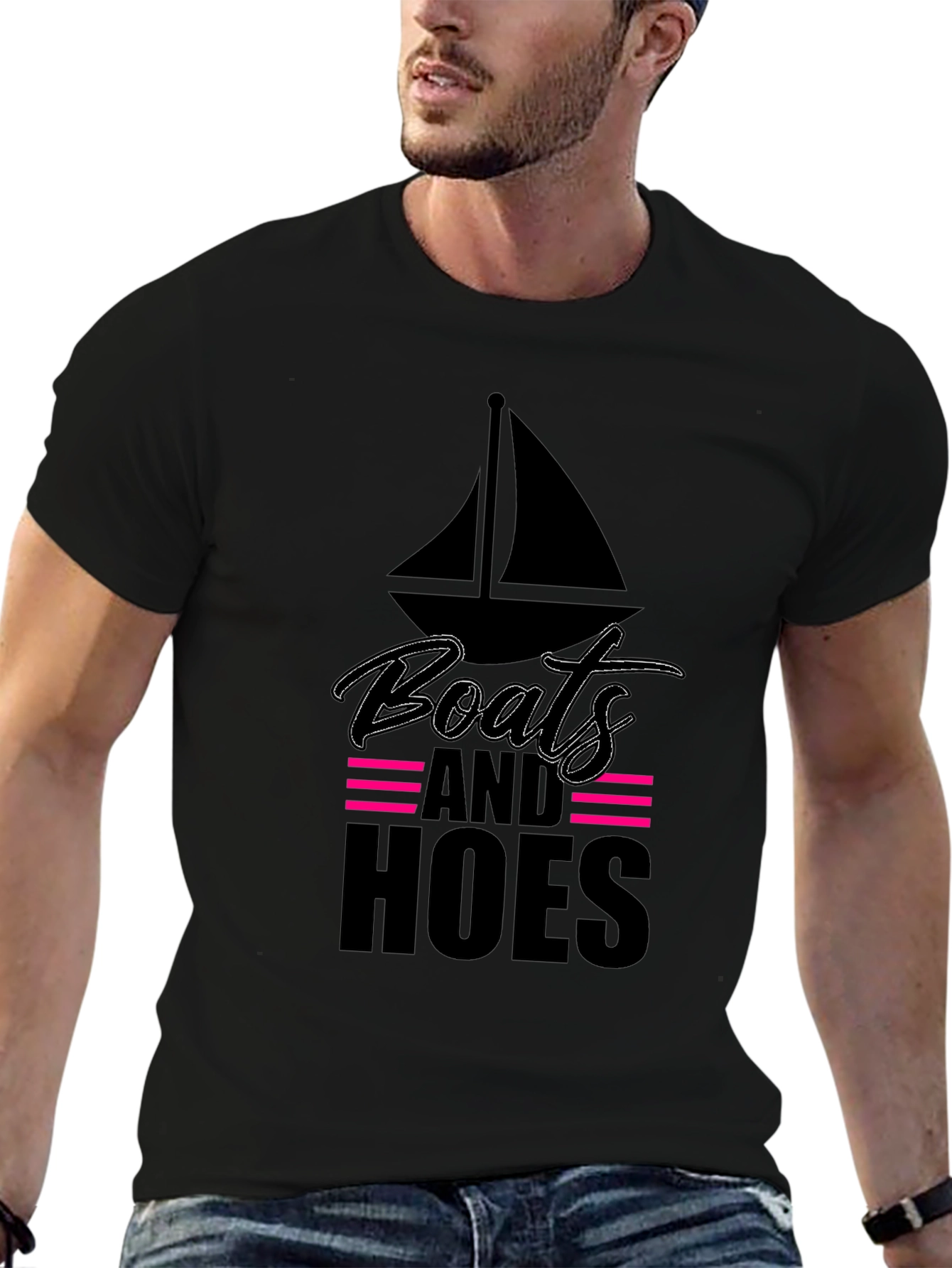 Boats and Hoes Graphic T-Shirt