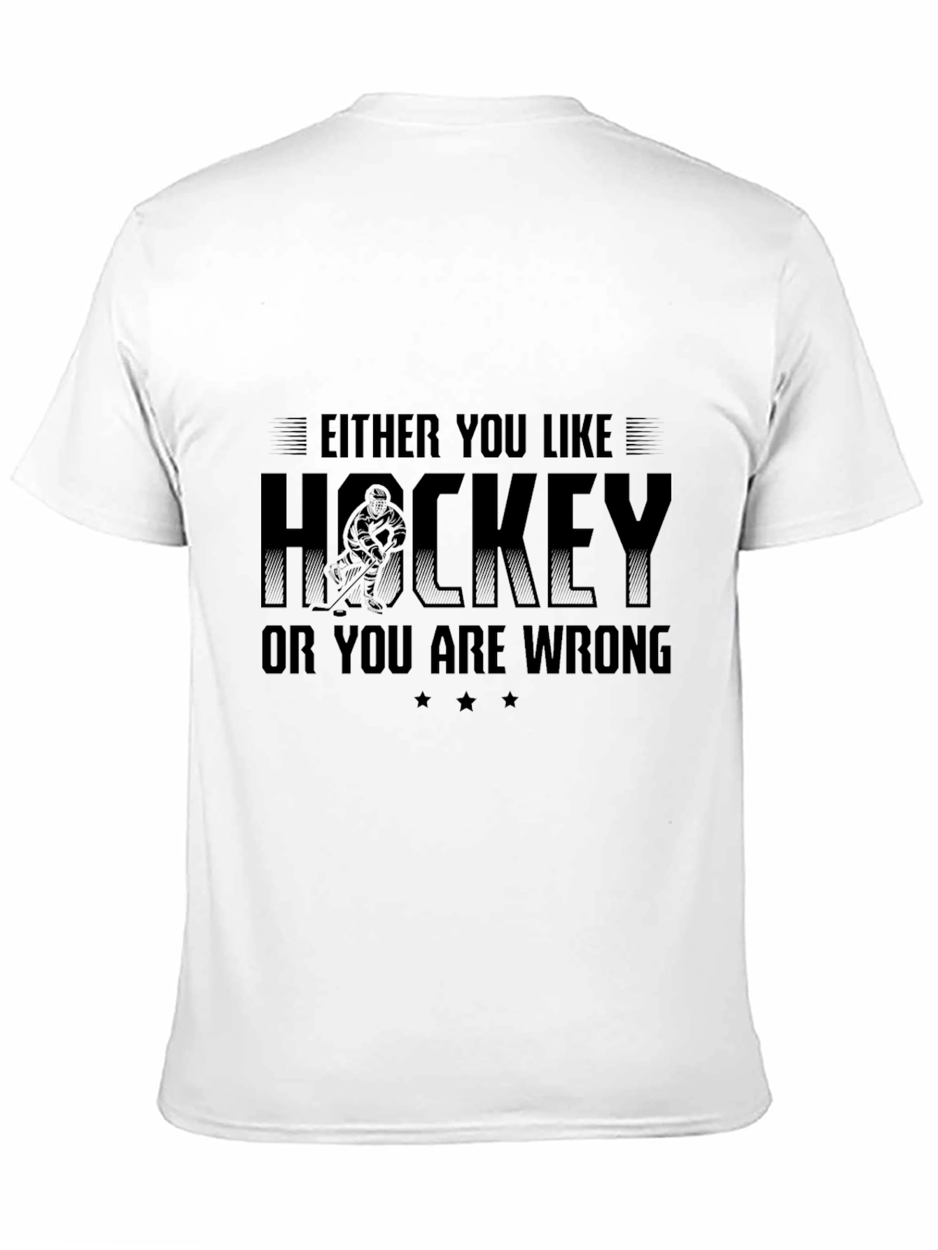 Funny Hockey T-Shirt - Either You Like Hockey