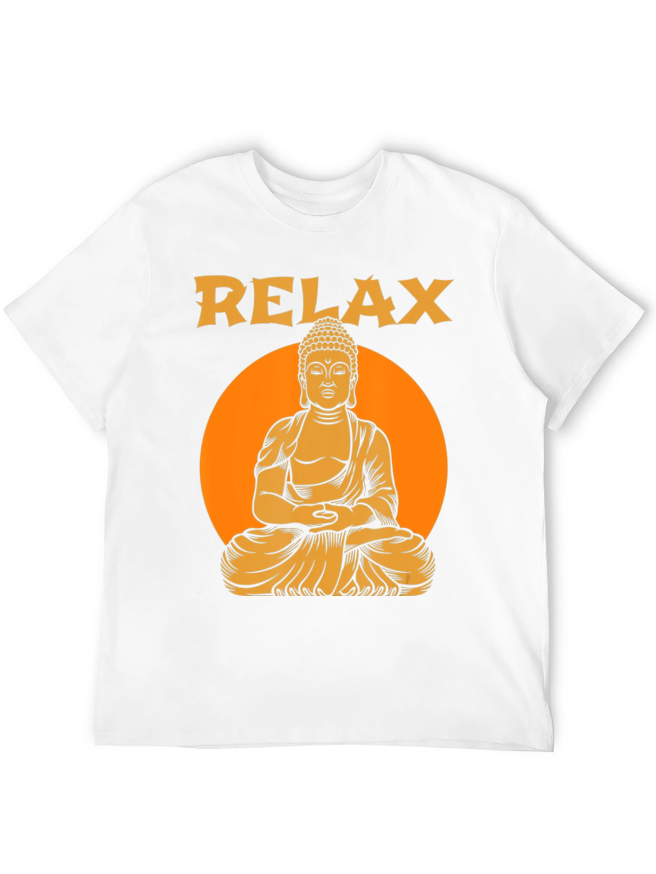 Relax Buddha Graphic T-Shirt - Meditation Zen Style