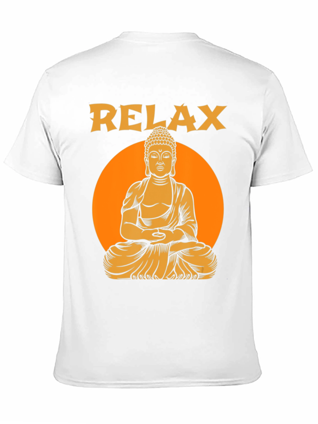 Relax Buddha Graphic T-Shirt - Meditation Zen Style