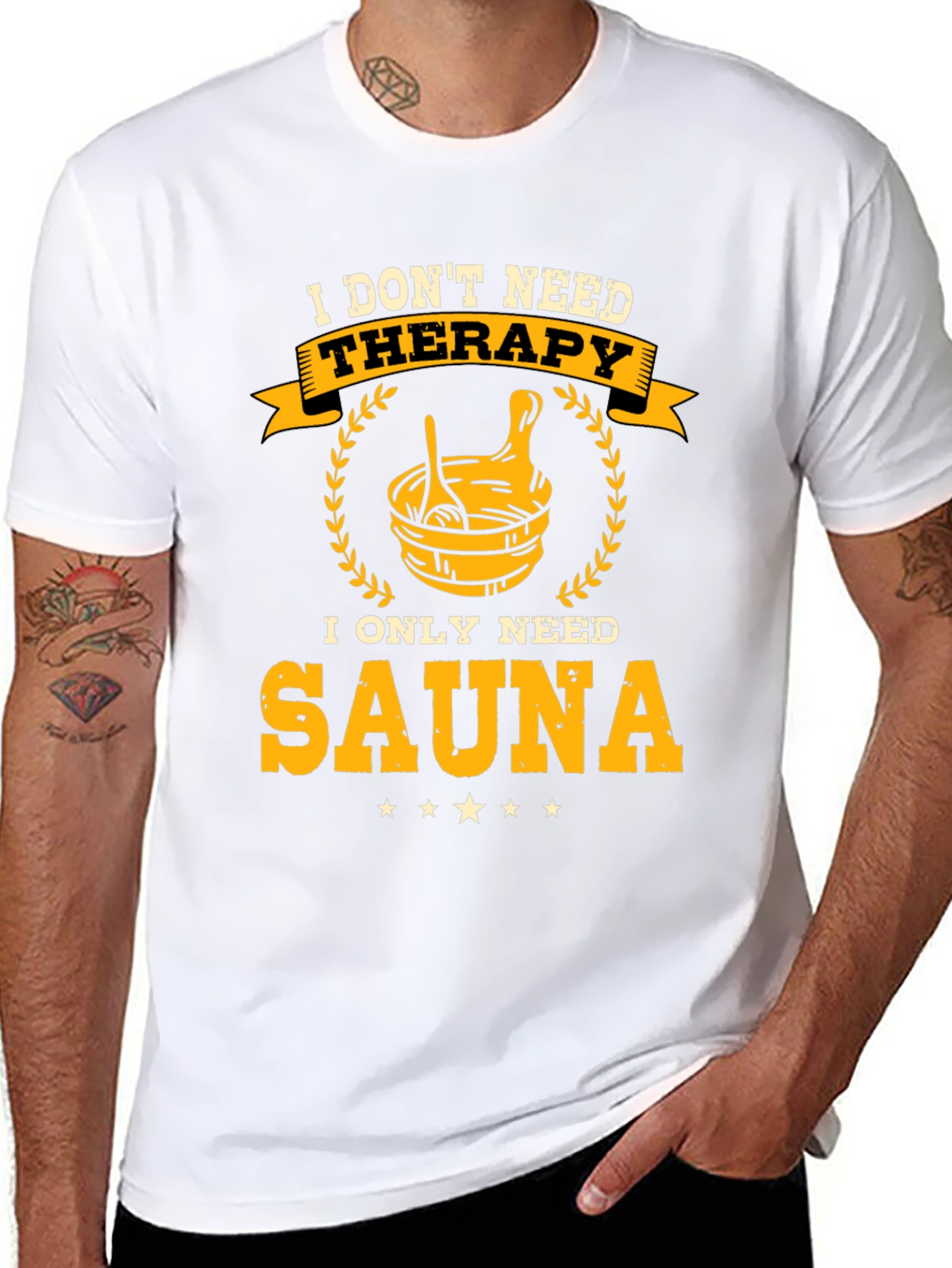Sauna Therapy T-Shirt - Relax and Unwind