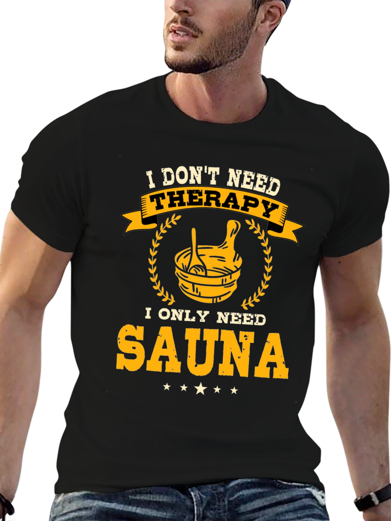 Sauna Therapy T-Shirt - Relax and Unwind