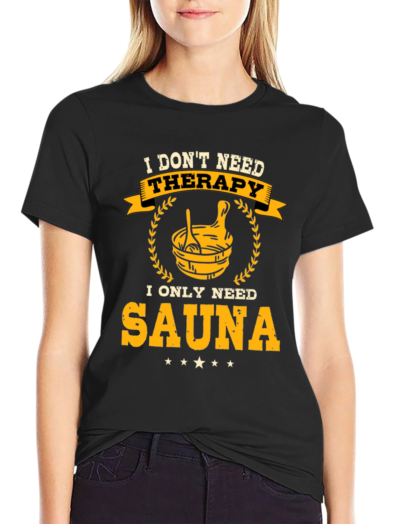 Sauna Therapy T-Shirt - Relax and Unwind