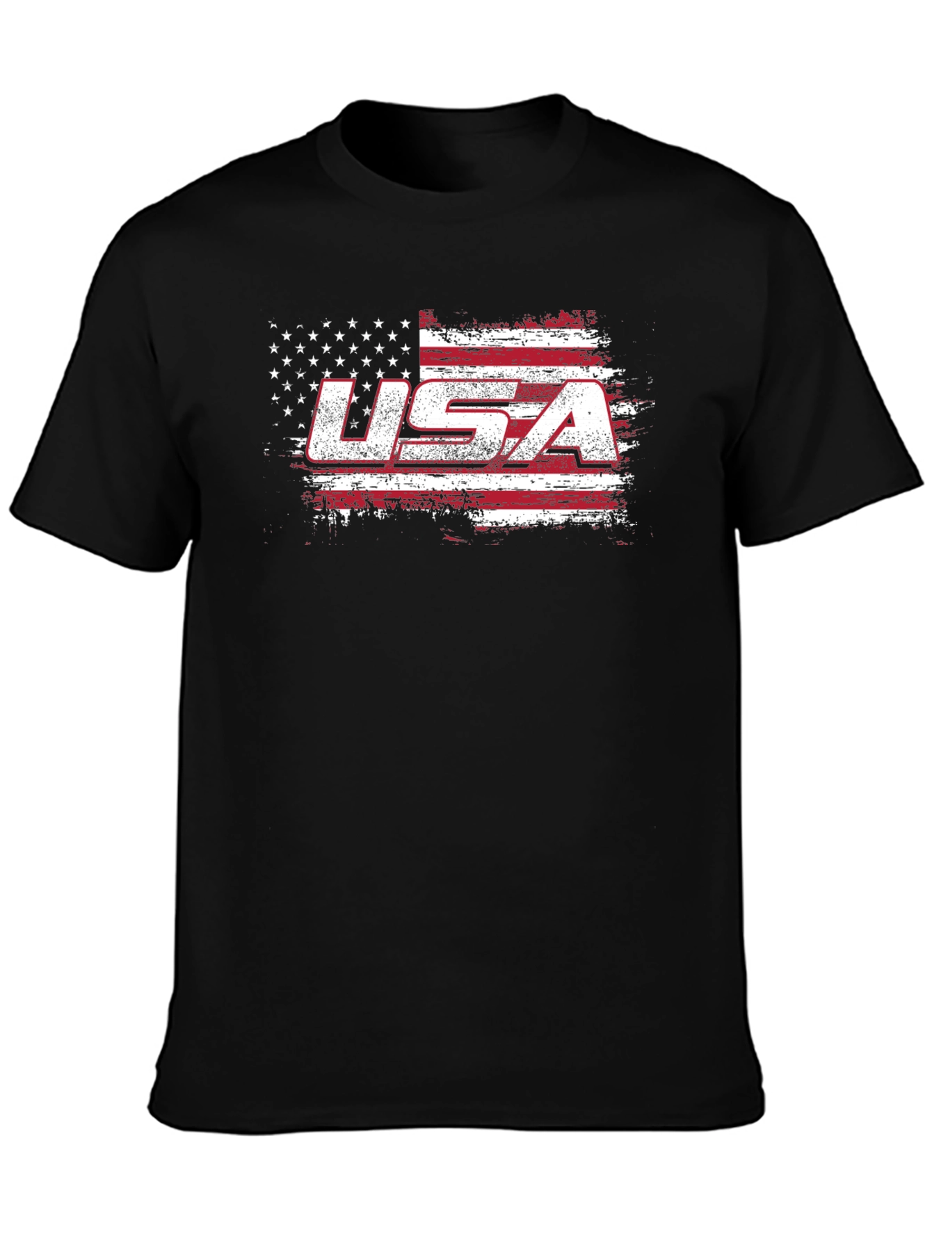USA Flag Graphic T-Shirt Patriotic American Pride