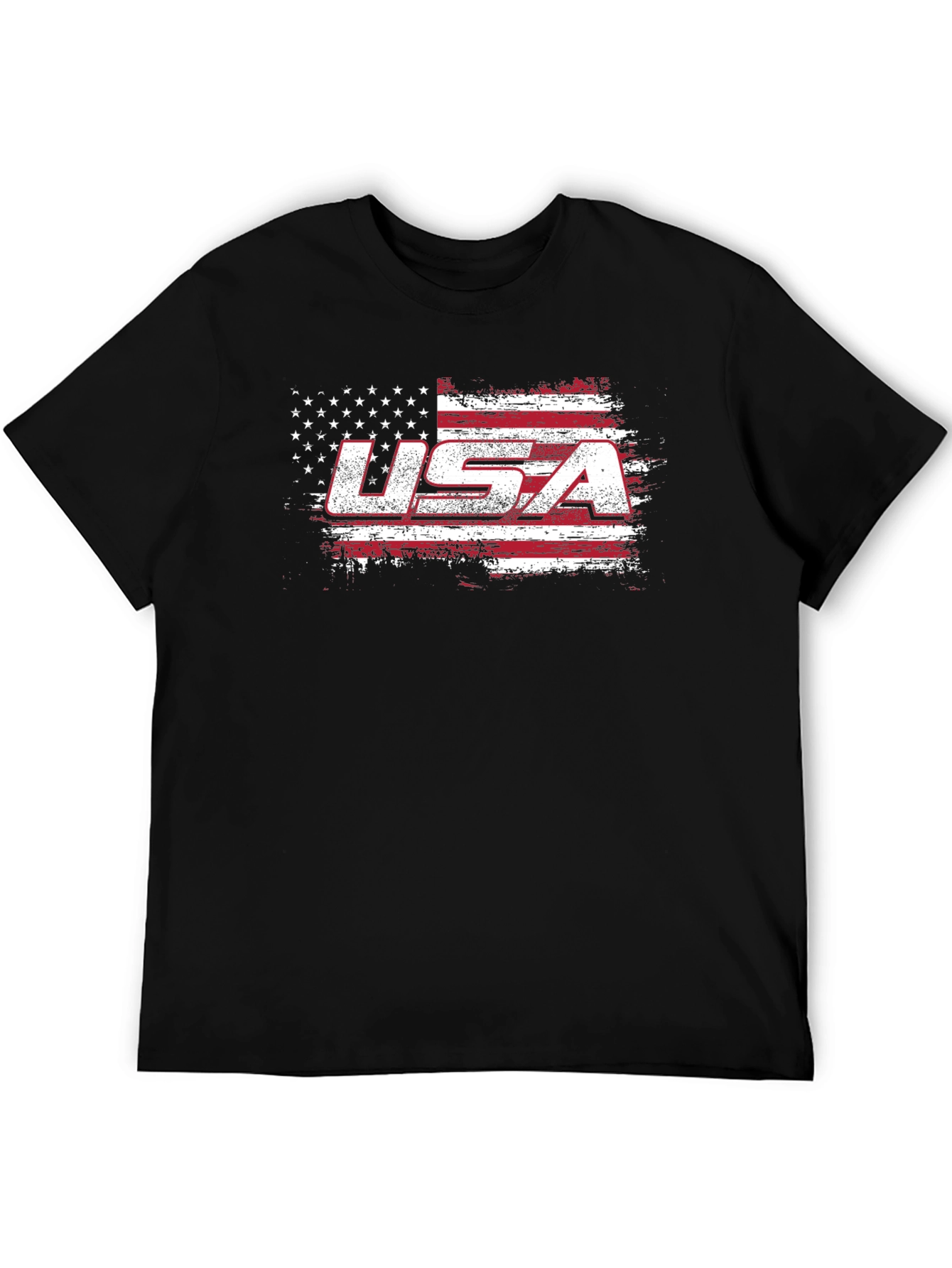 USA Flag Graphic T-Shirt Patriotic American Pride