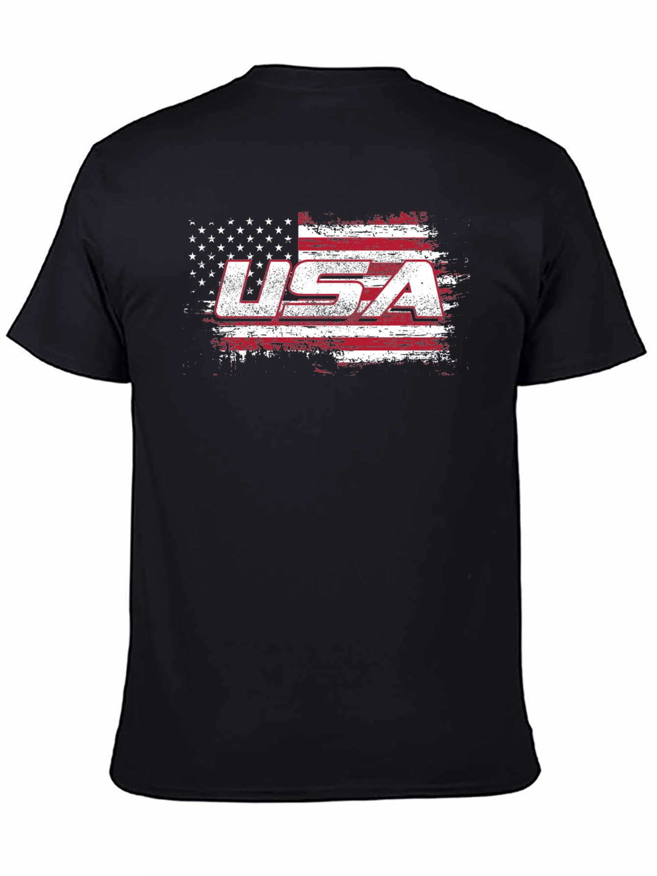 USA Flag Graphic T-Shirt Patriotic American Pride