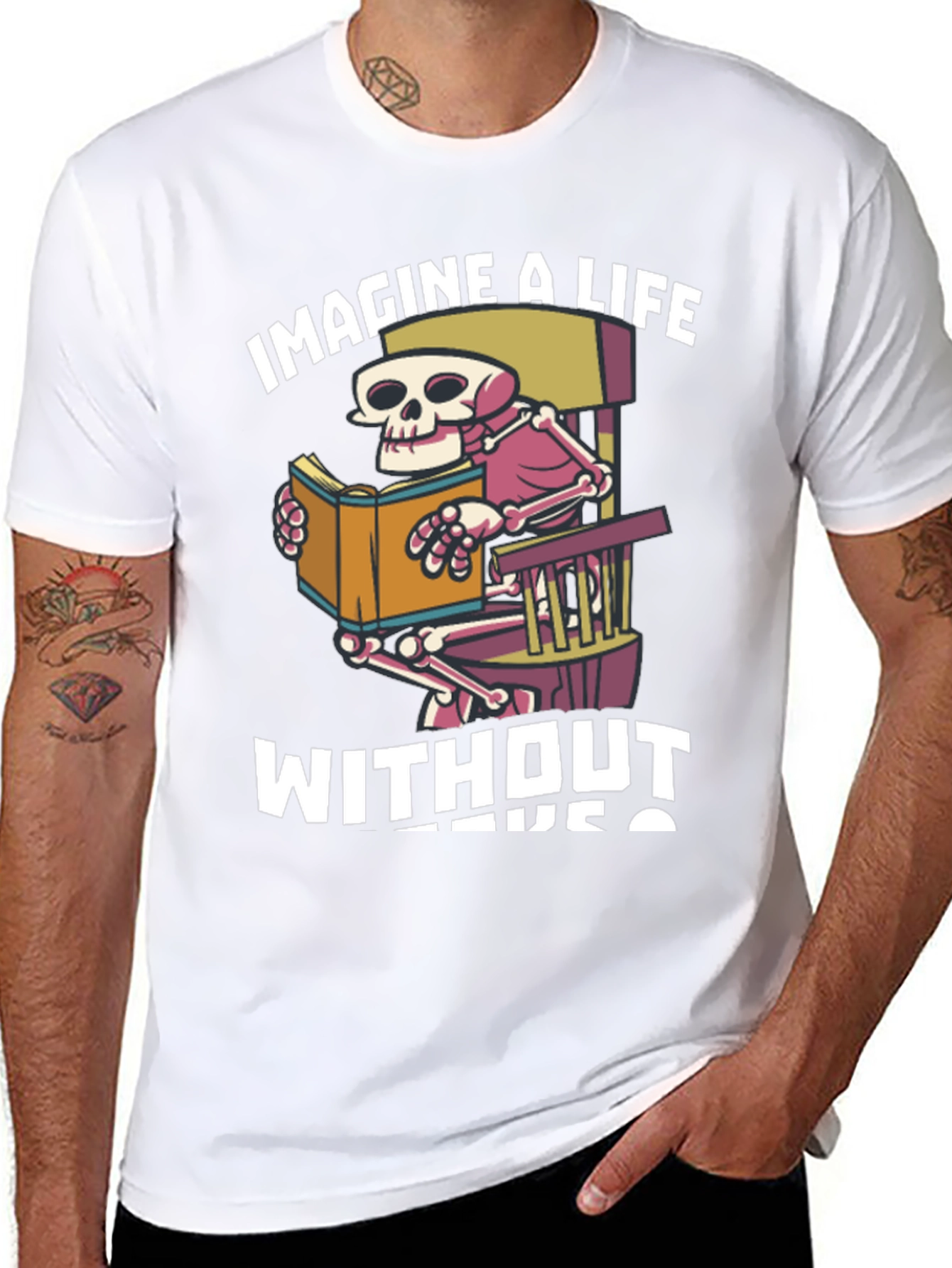 Imagine A Life Without Books T-Shirt