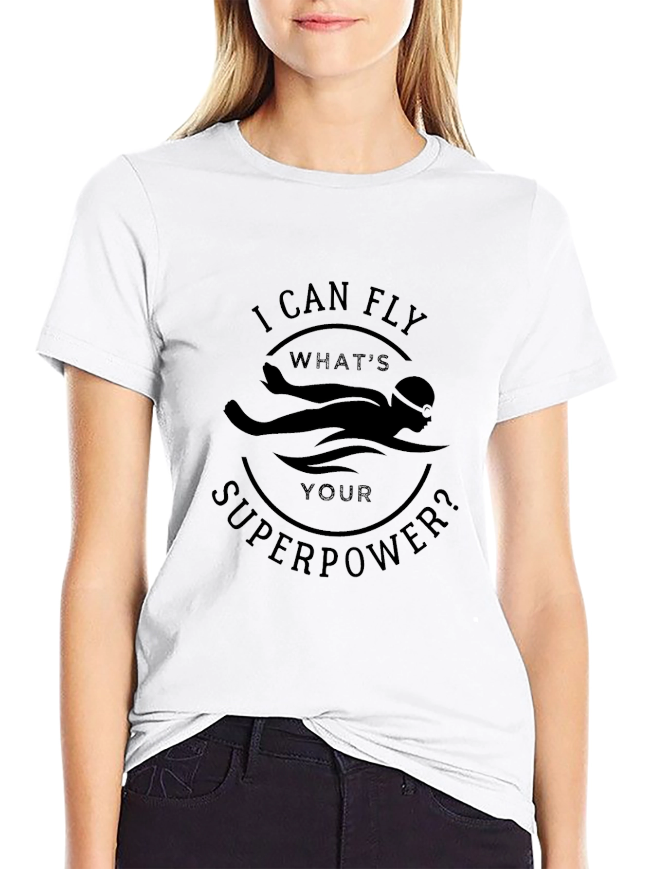 I Can Fly Swimmer Superpower T-Shirt