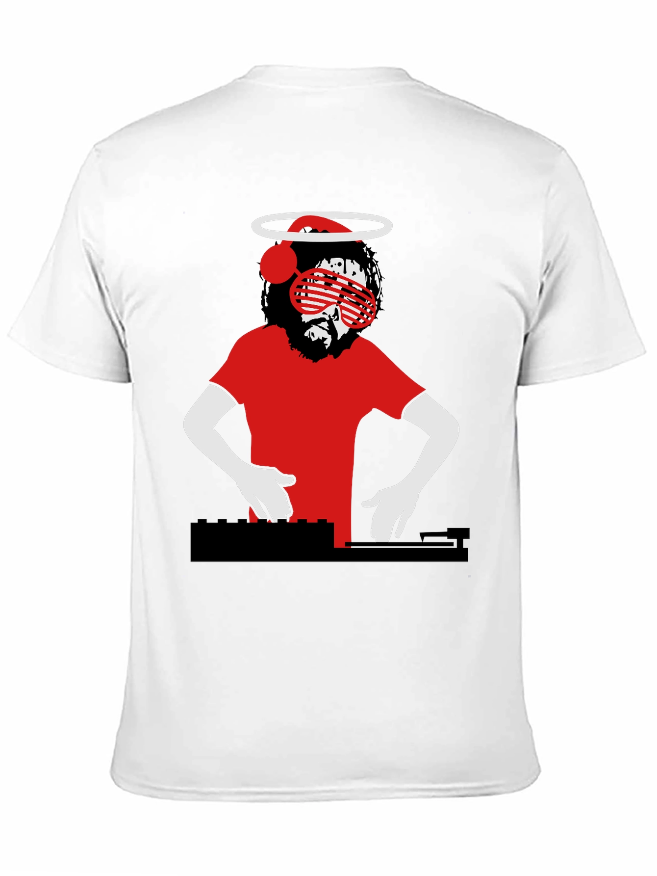 DJ Jesus Graphic T-Shirt - Religious Humor Tee