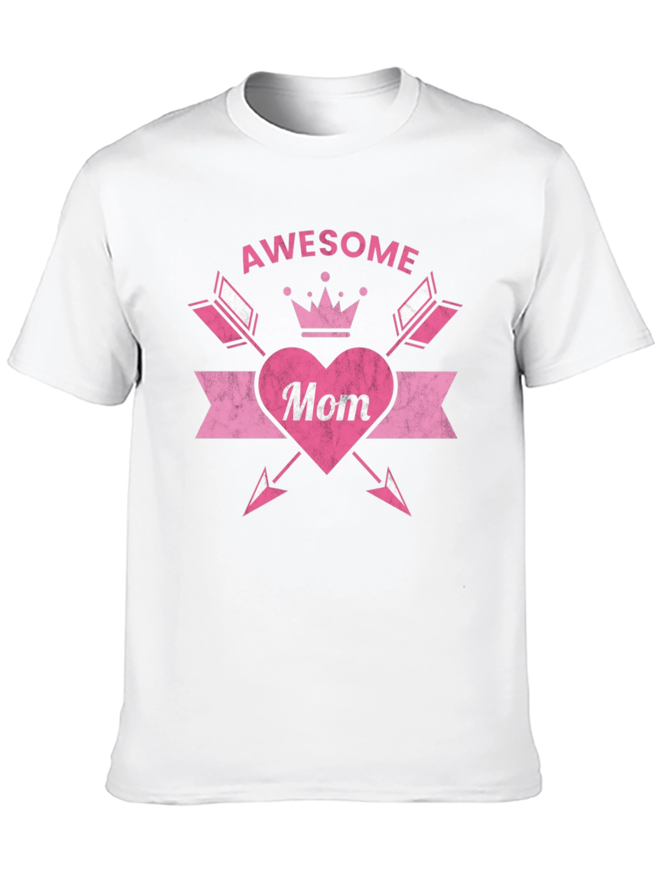 Awesome Mom Graphic T-Shirt Black