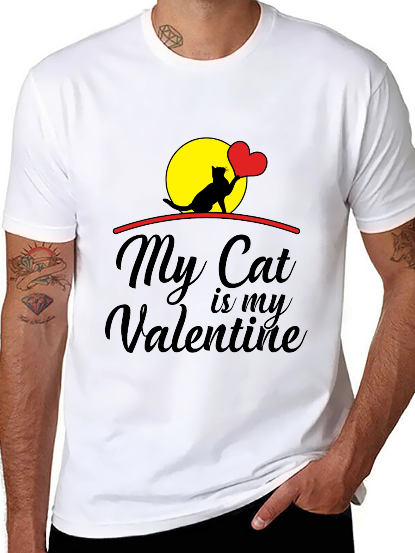 My Cat is My Valentine T-Shirt