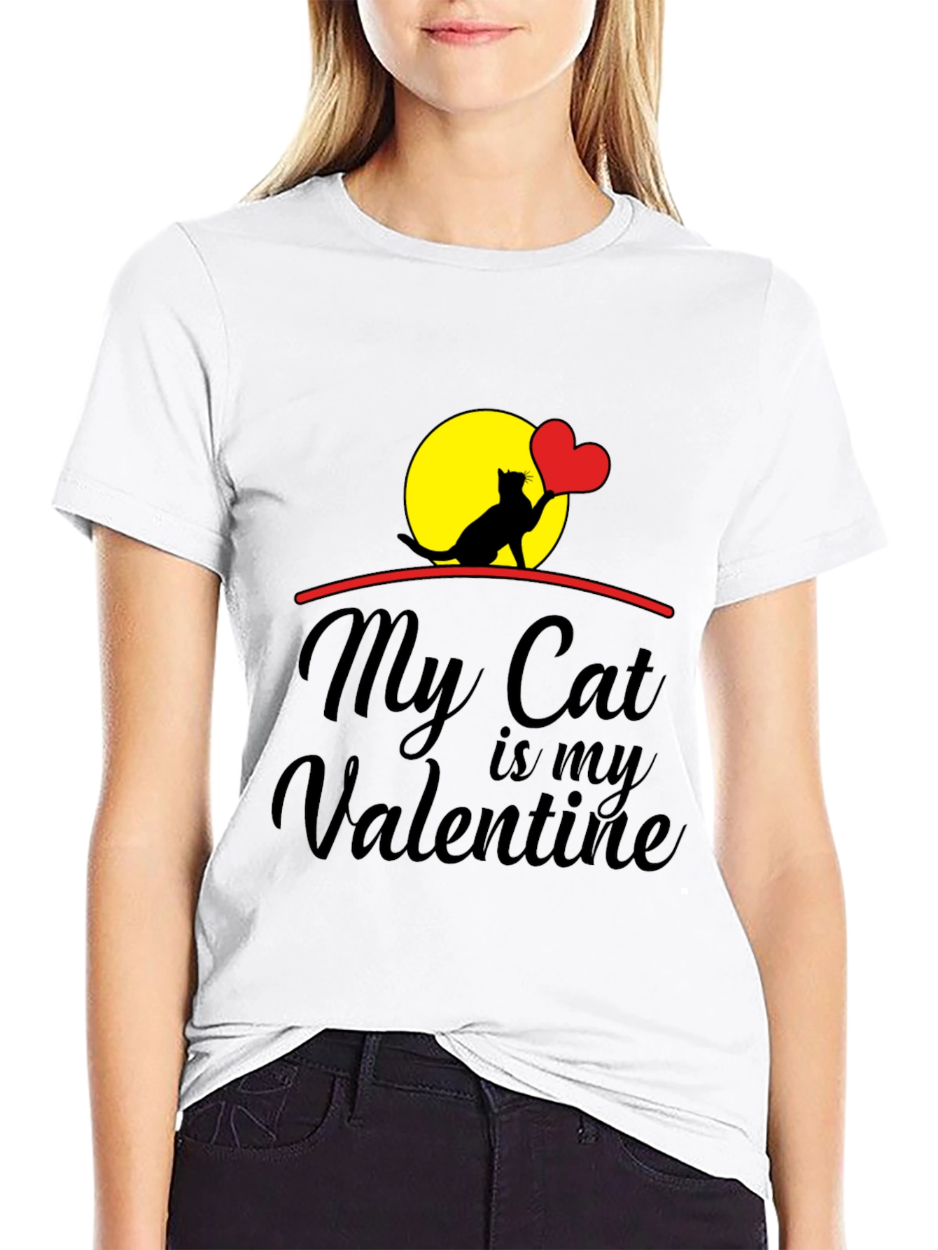 My Cat is My Valentine T-Shirt