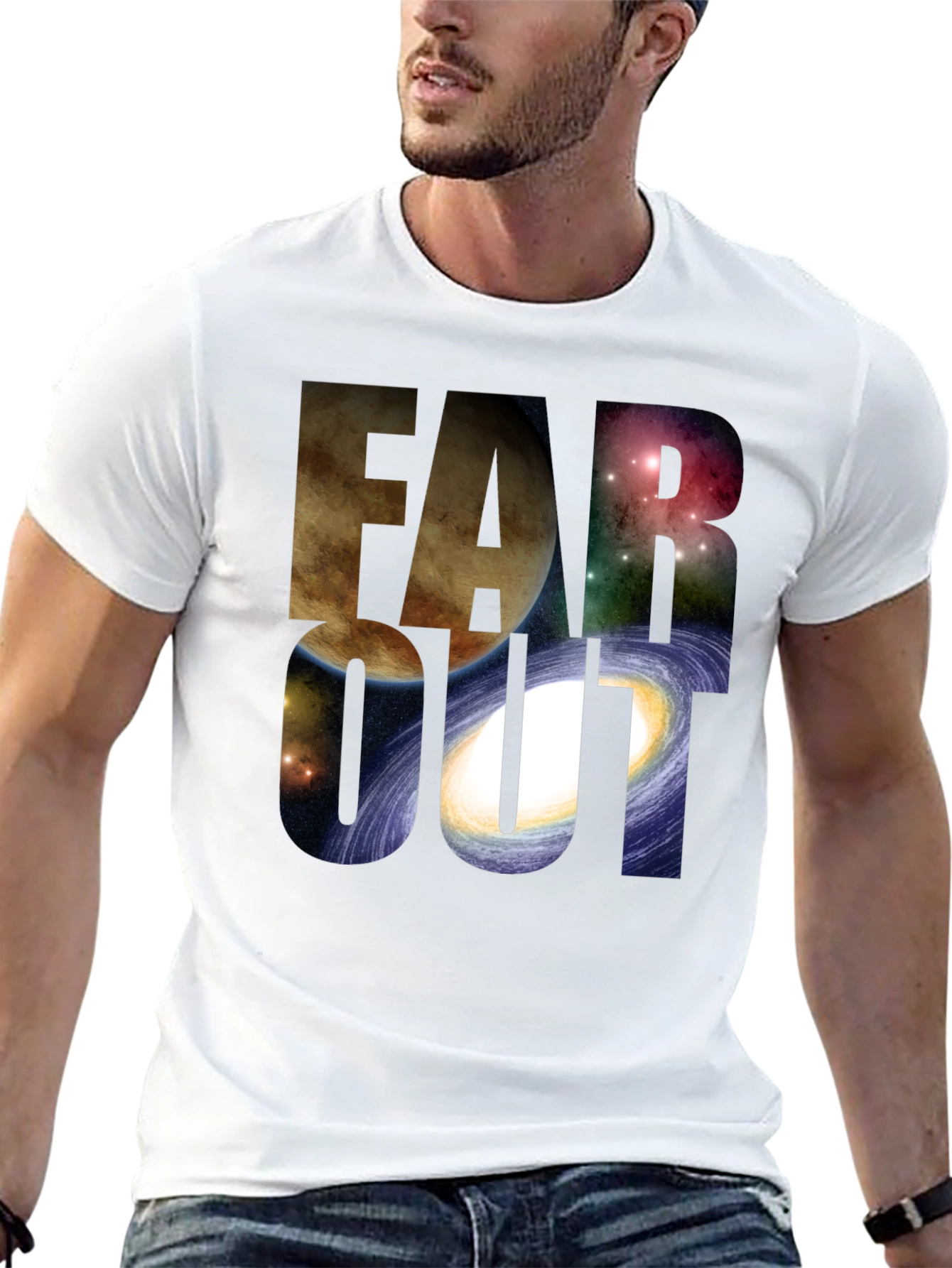 Far Out Space Graphic T-Shirt