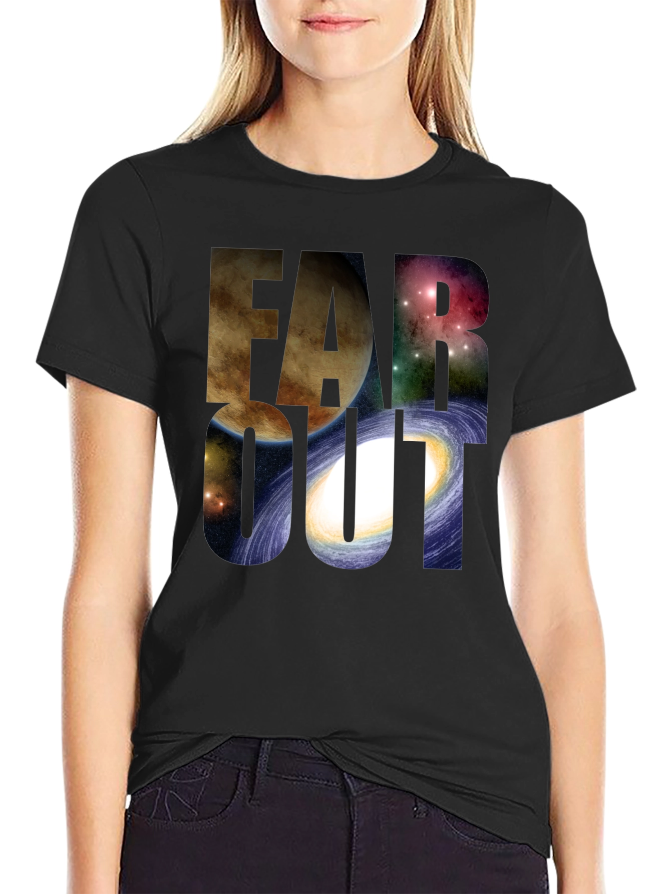 Far Out Space Graphic T-Shirt