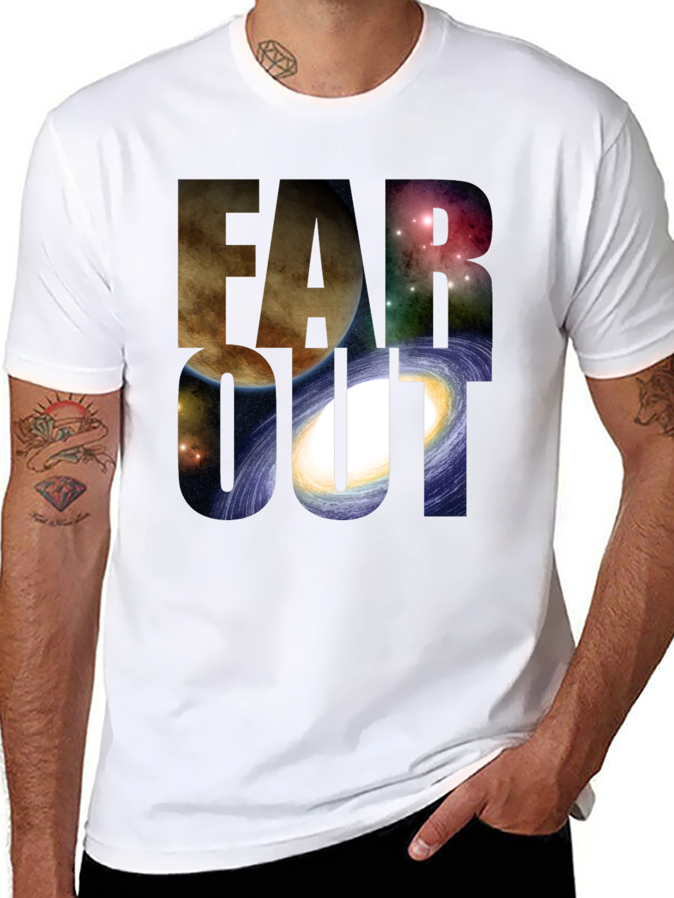 Far Out Space Graphic T-Shirt