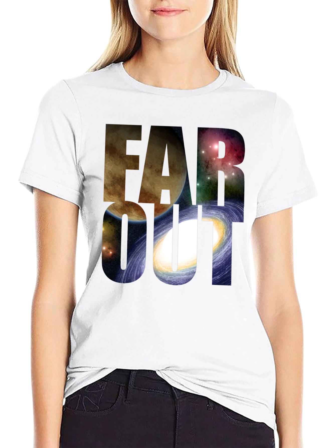 Far Out Space Graphic T-Shirt