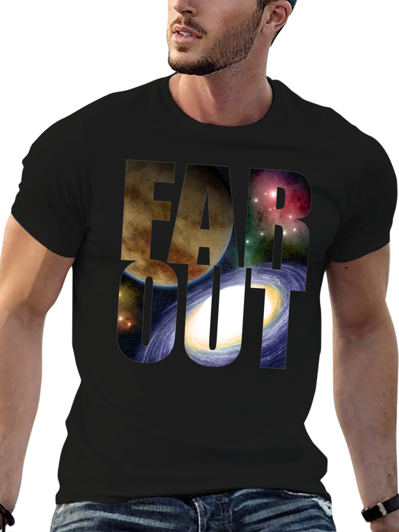 Far Out Space Graphic T-Shirt