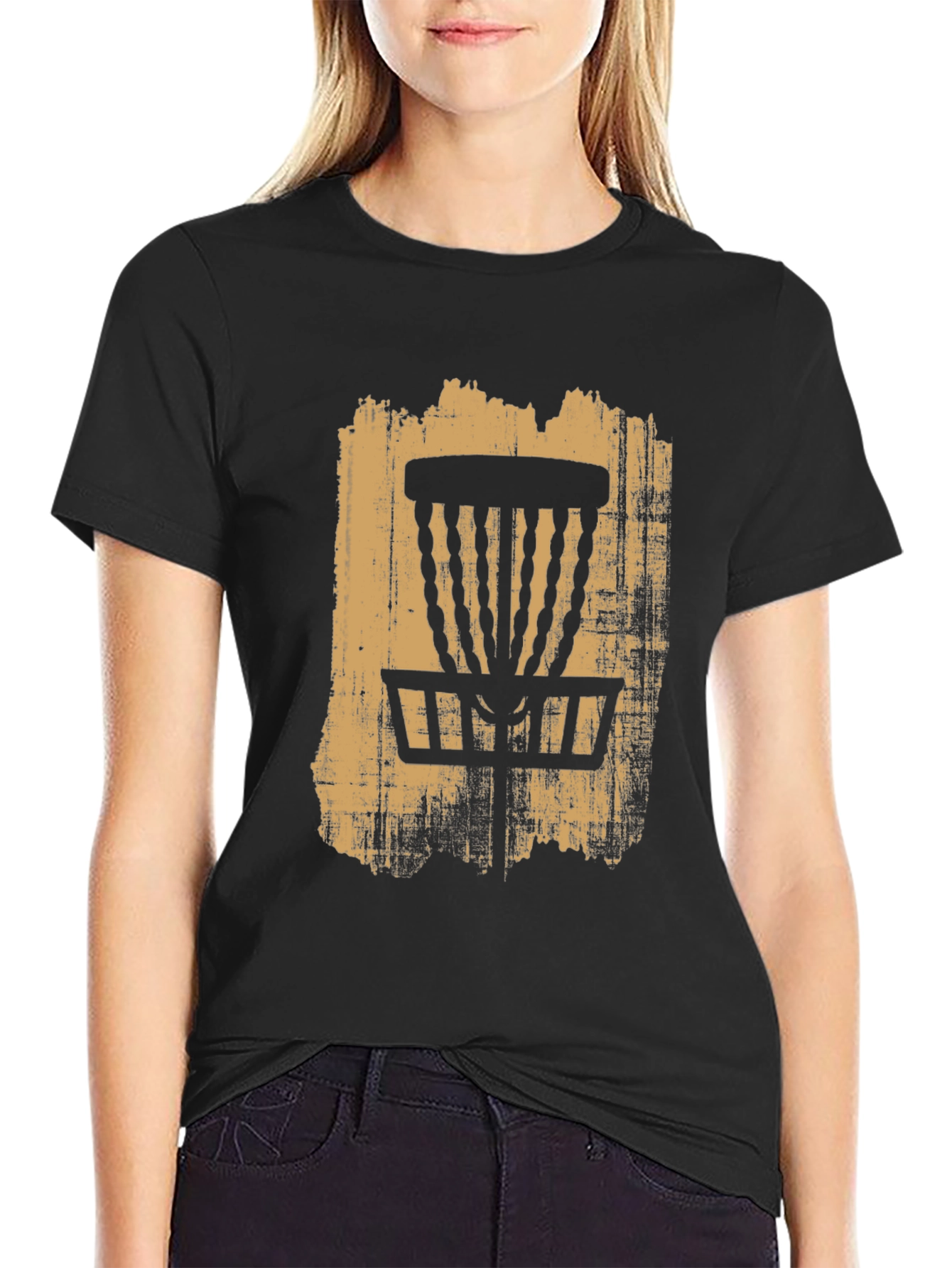 Disc Golf Basket Graphic T-Shirt