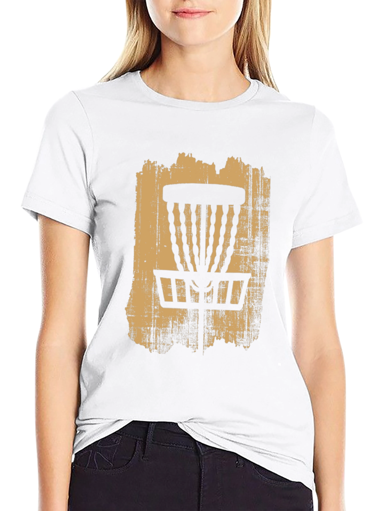 Disc Golf Basket Graphic T-Shirt