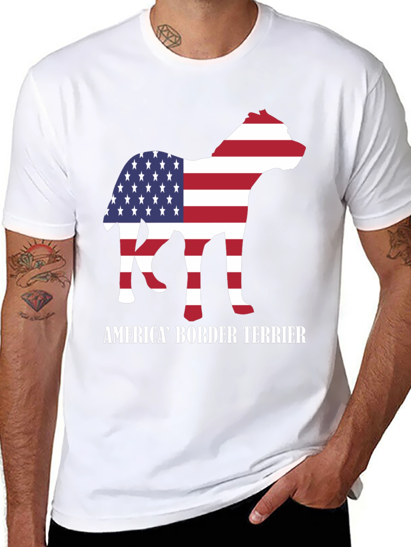 America Border Terrier T-Shirt
