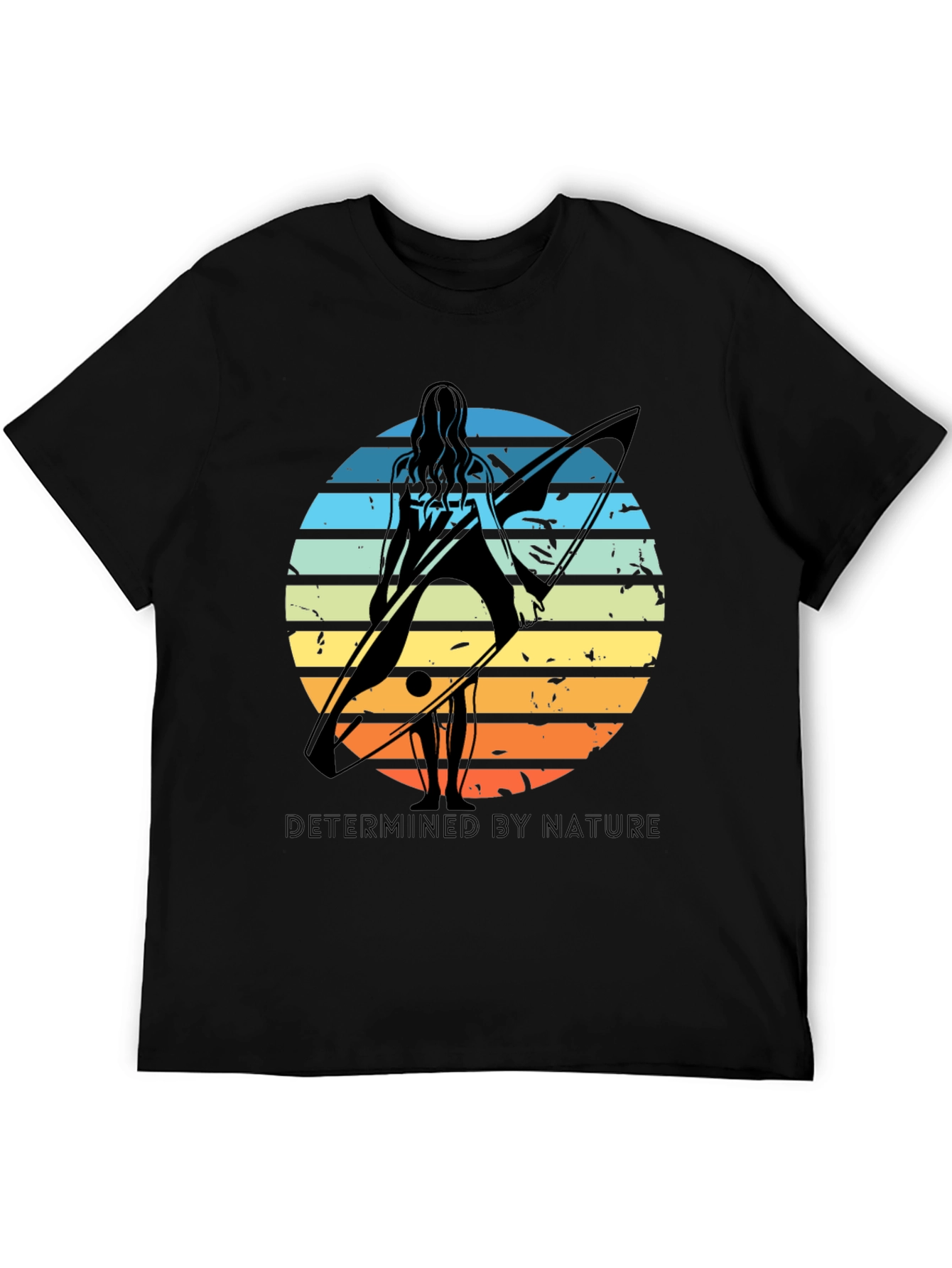 Surfer Silhouette Tee - Determined By Nature