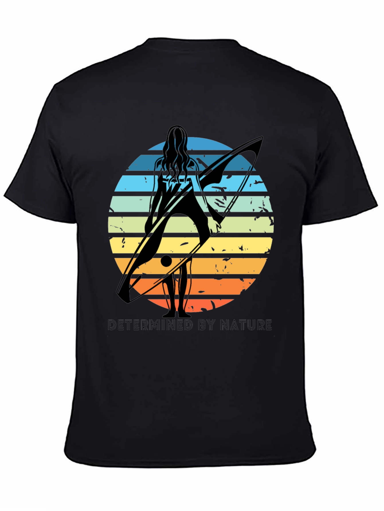 Surfer Silhouette Tee - Determined By Nature