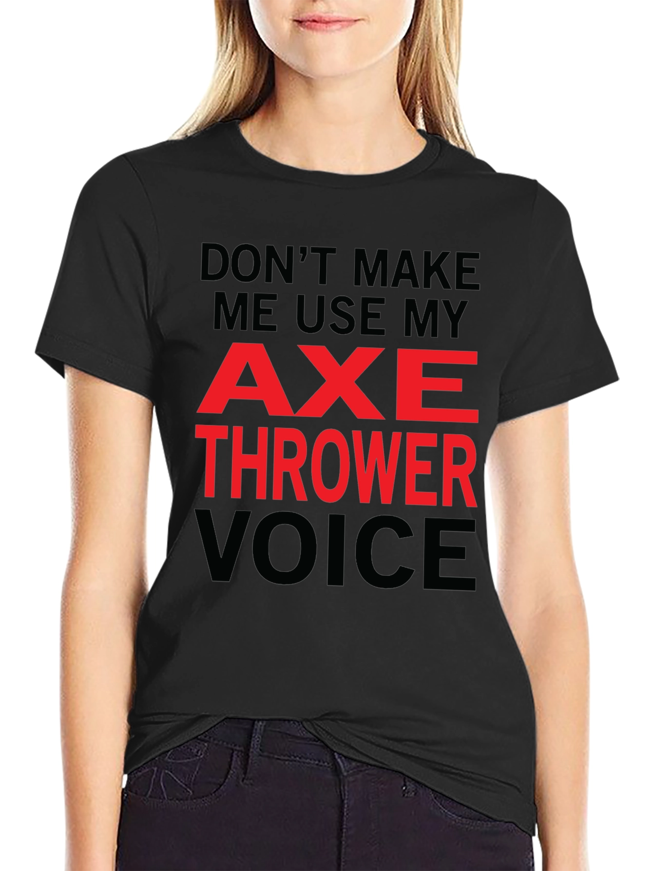 Axe Thrower Voice T-Shirt - Funny Graphic Tee