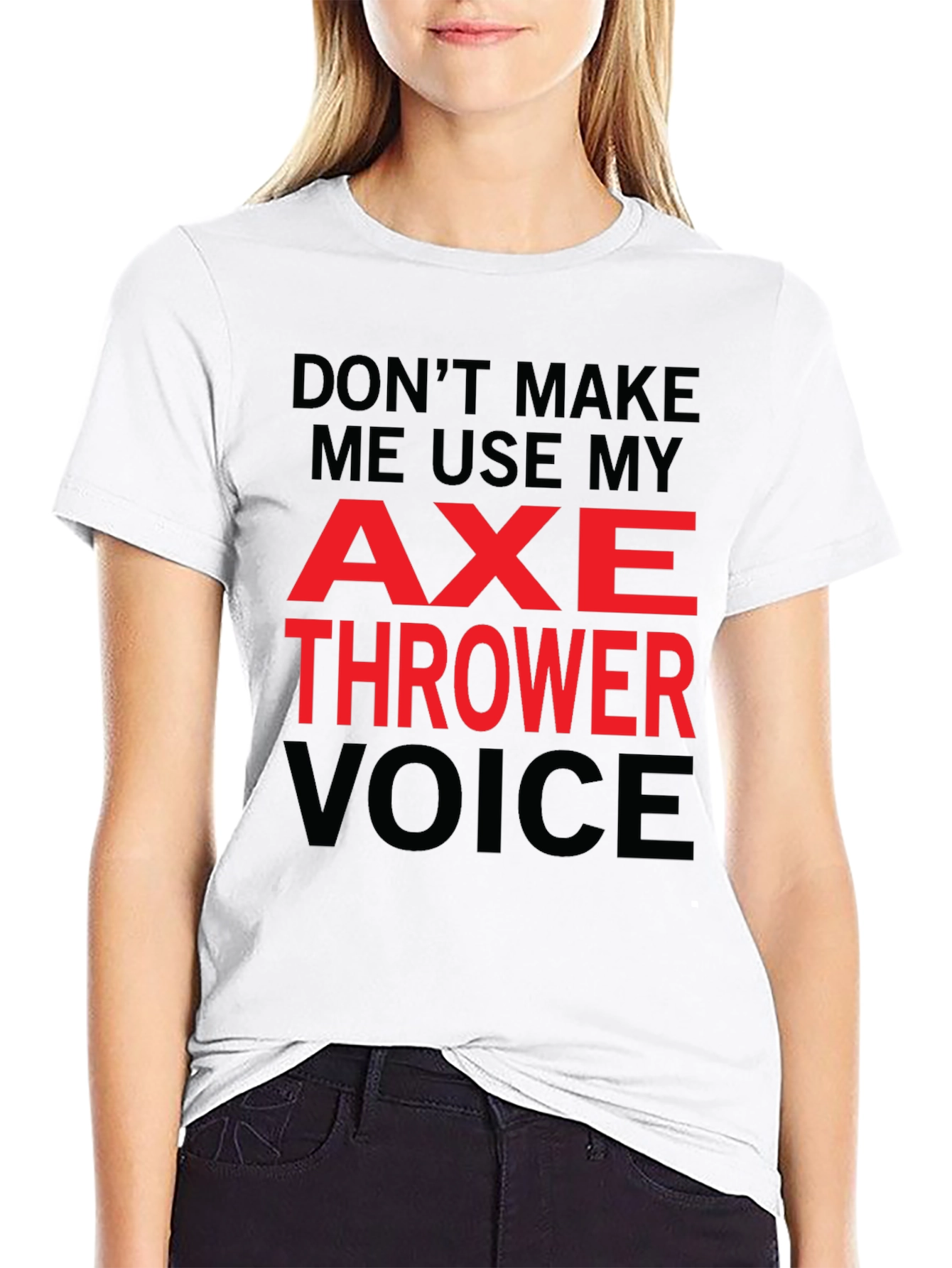 Axe Thrower Voice T-Shirt - Funny Graphic Tee