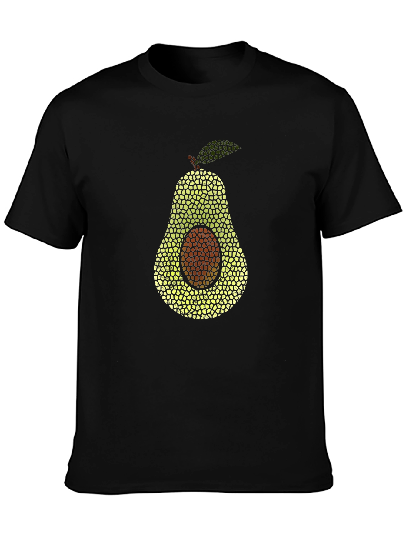 Avocado Mosaic T-Shirt - Unique Graphic Tee