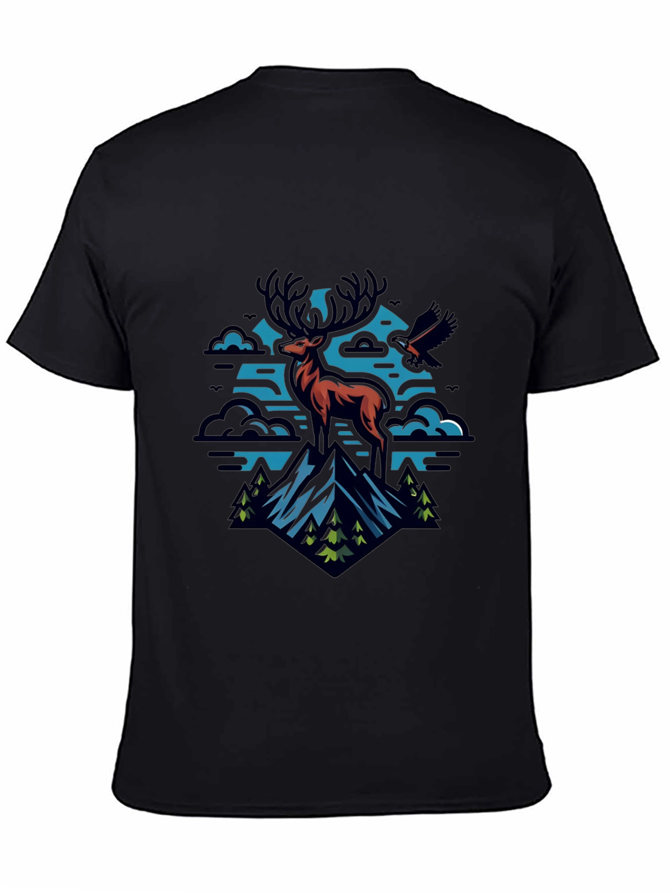 Mountain Deer Graphic Tee
