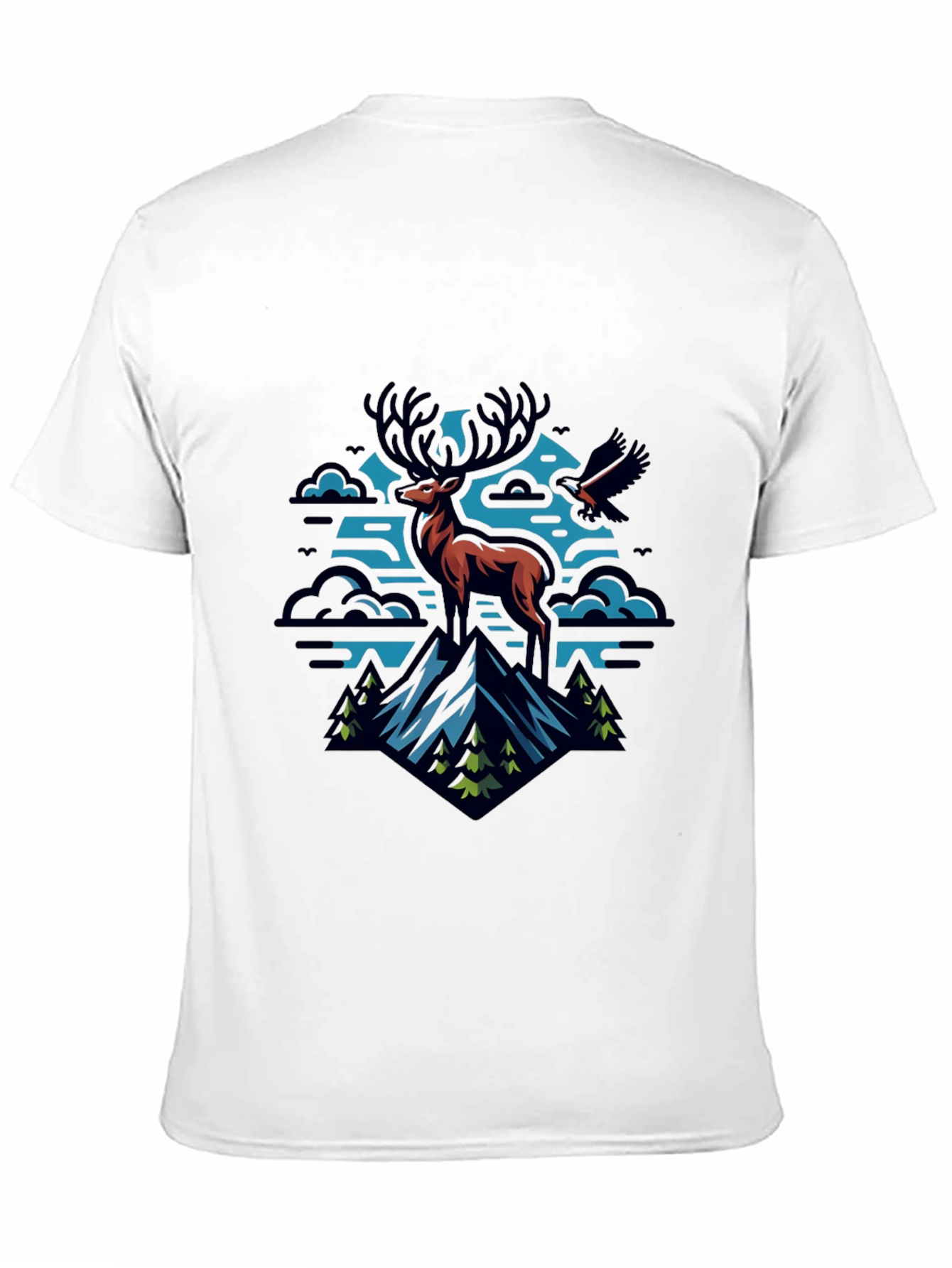 Mountain Deer Graphic Tee