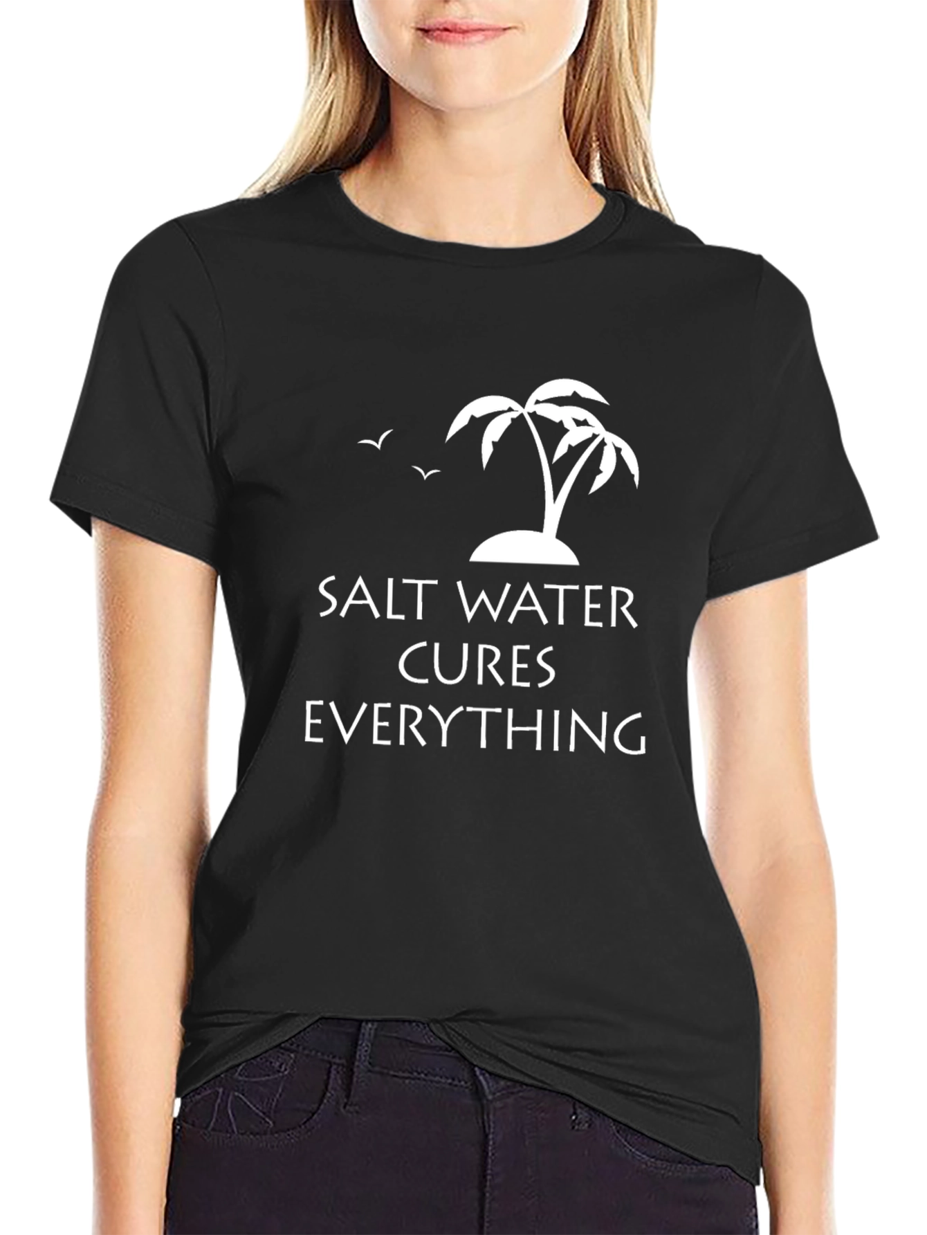 Salt Water Cures Everything Graphic T-Shirt