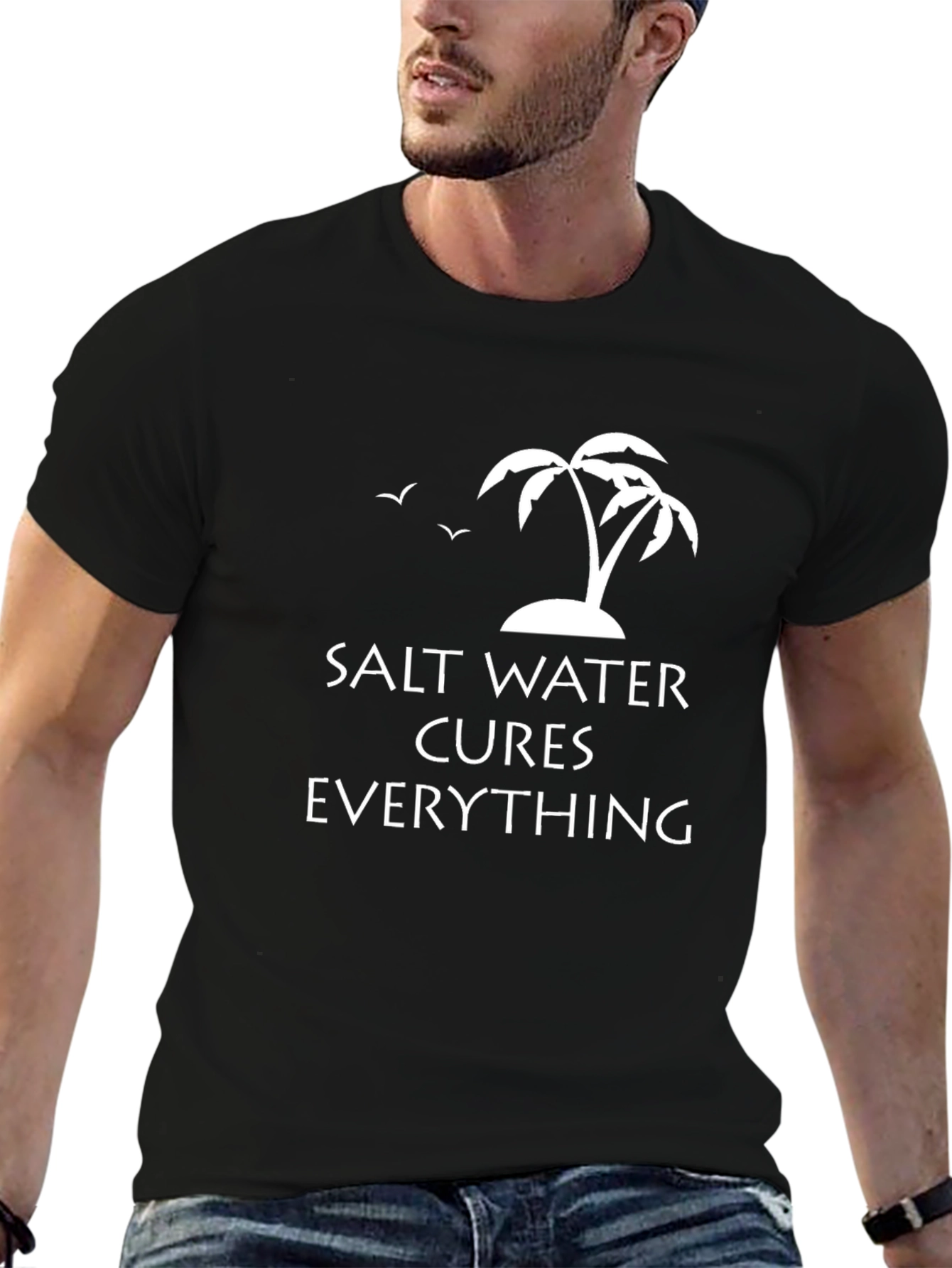 Salt Water Cures Everything Graphic T-Shirt