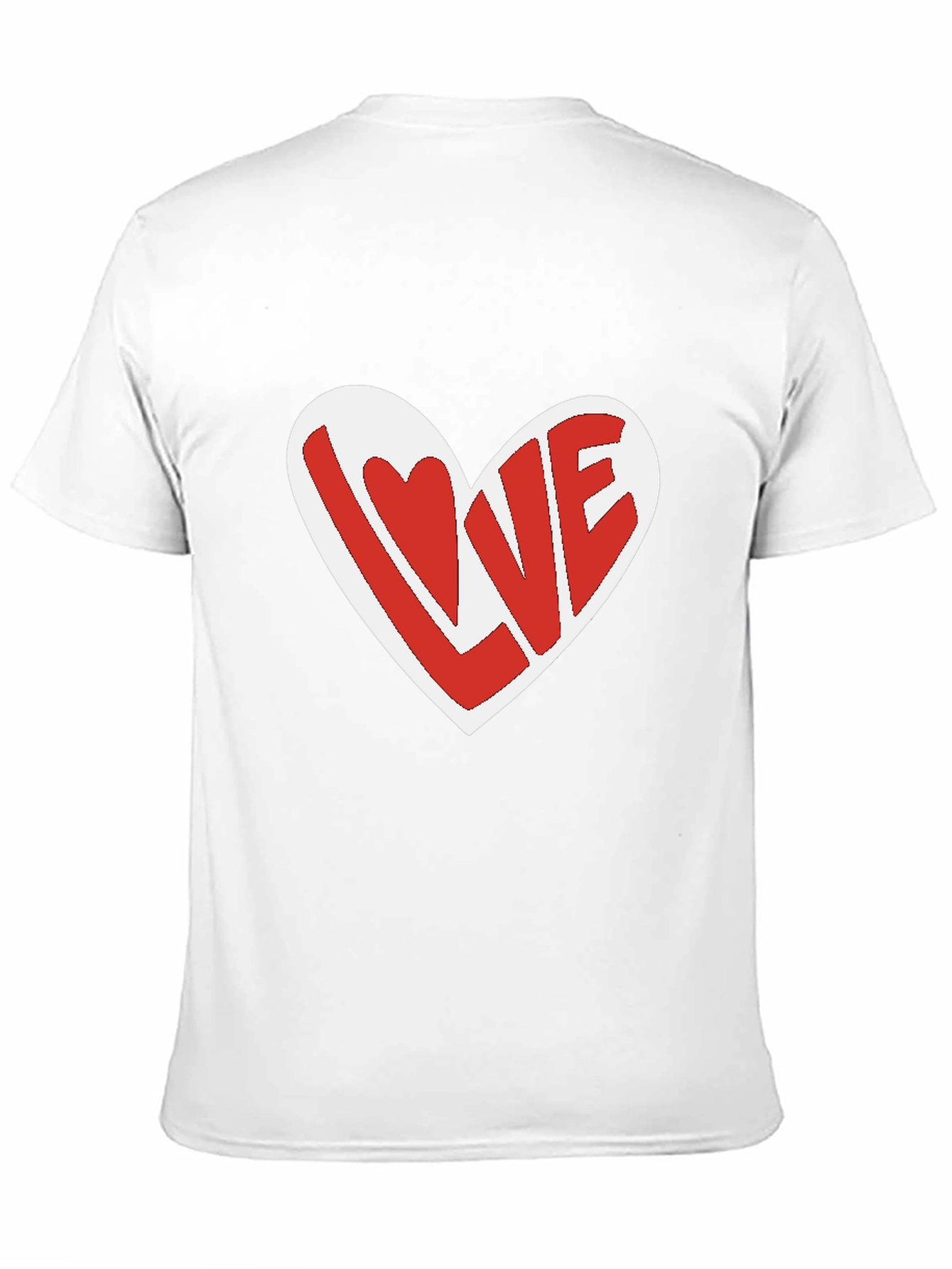 Love Heart Graphic T-Shirt - Casual Unisex Tee