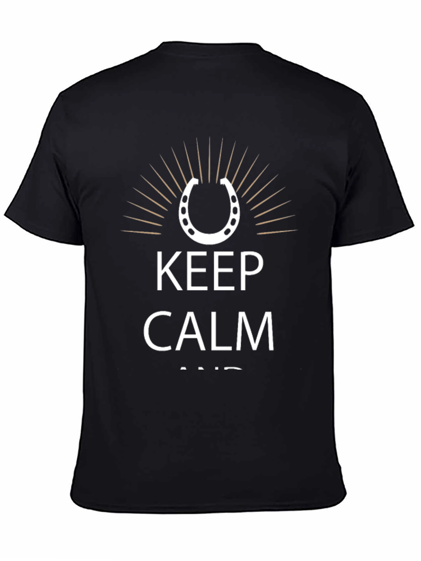 Keep Calm Horse Shoe T-Shirt