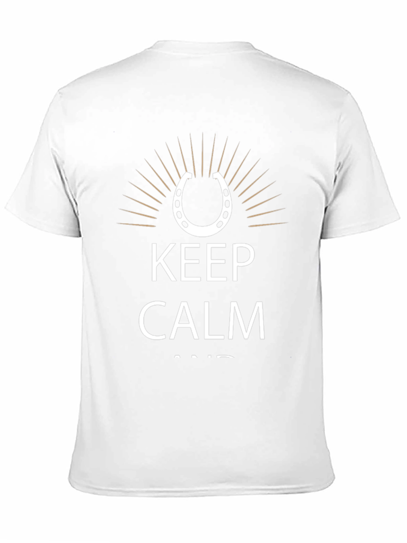 Keep Calm Horse Shoe T-Shirt