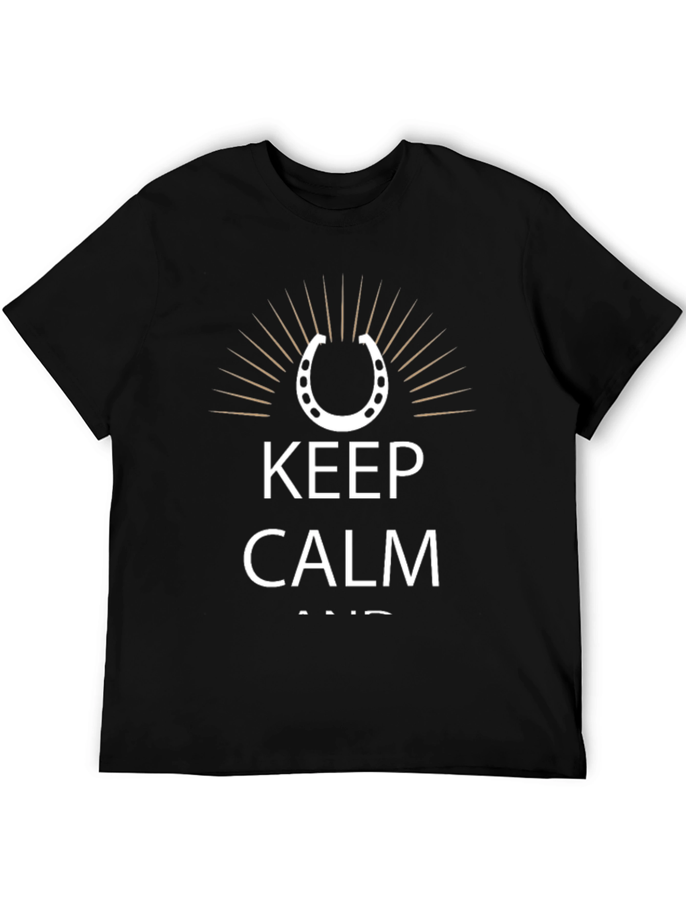 Keep Calm Horse Shoe T-Shirt