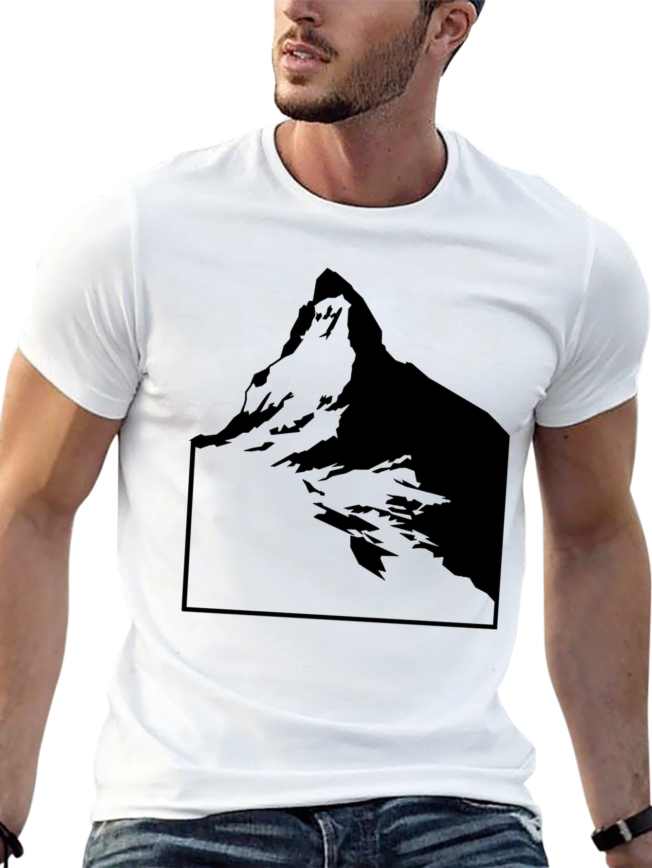 Mountain Graphic Black Tee