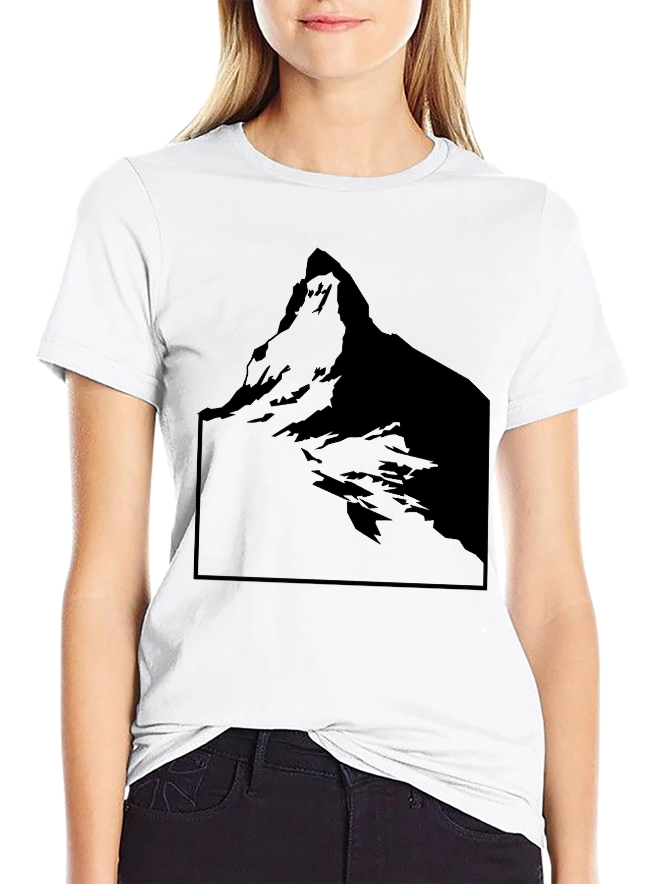 Mountain Graphic Black Tee