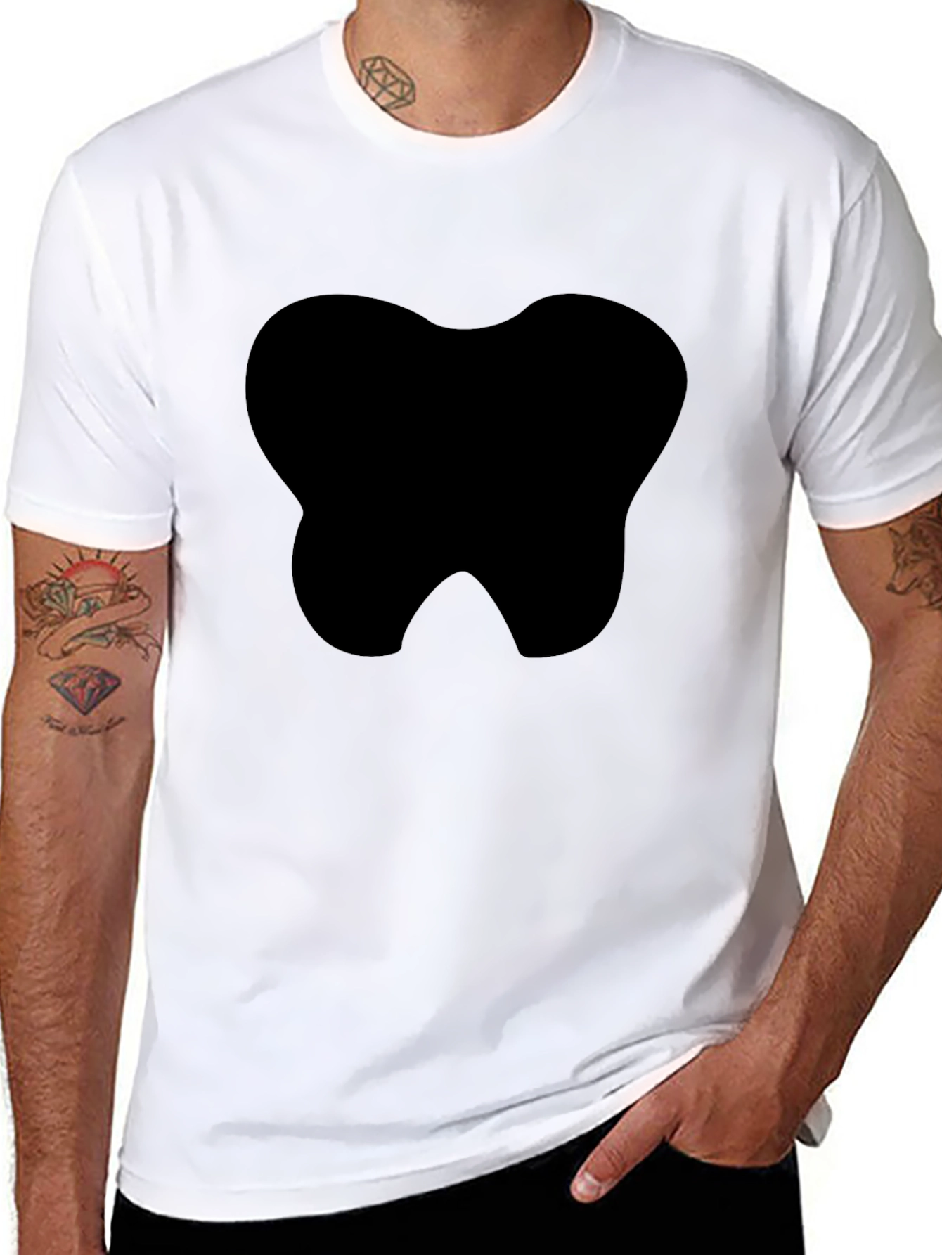 Dental Humor Black T-Shirt - Modern Style