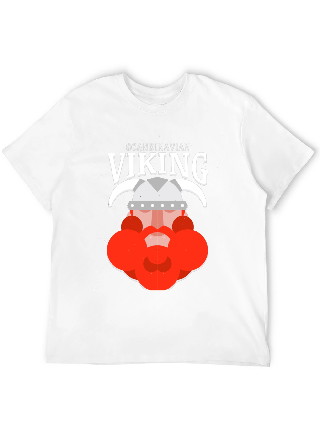 Scandinavian Viking Graphic Tee - Black