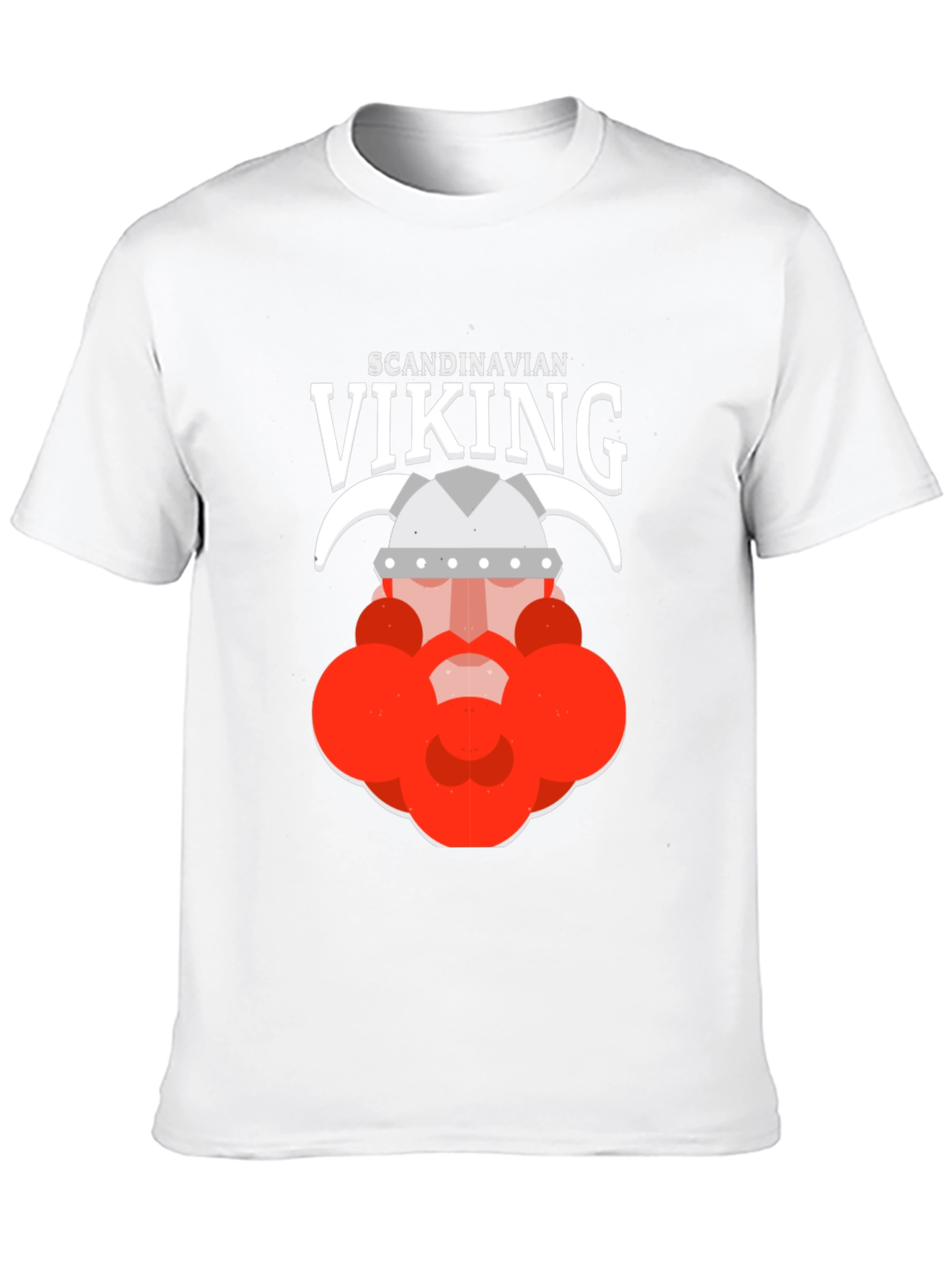 Scandinavian Viking Graphic Tee - Black