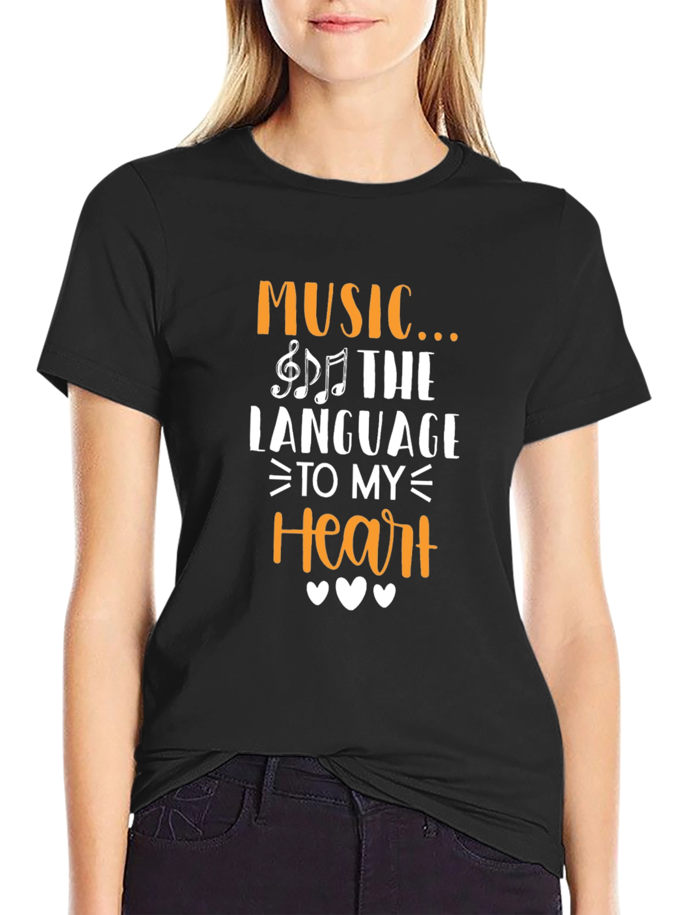 Music Is The Language of My Heart Graphic Tee