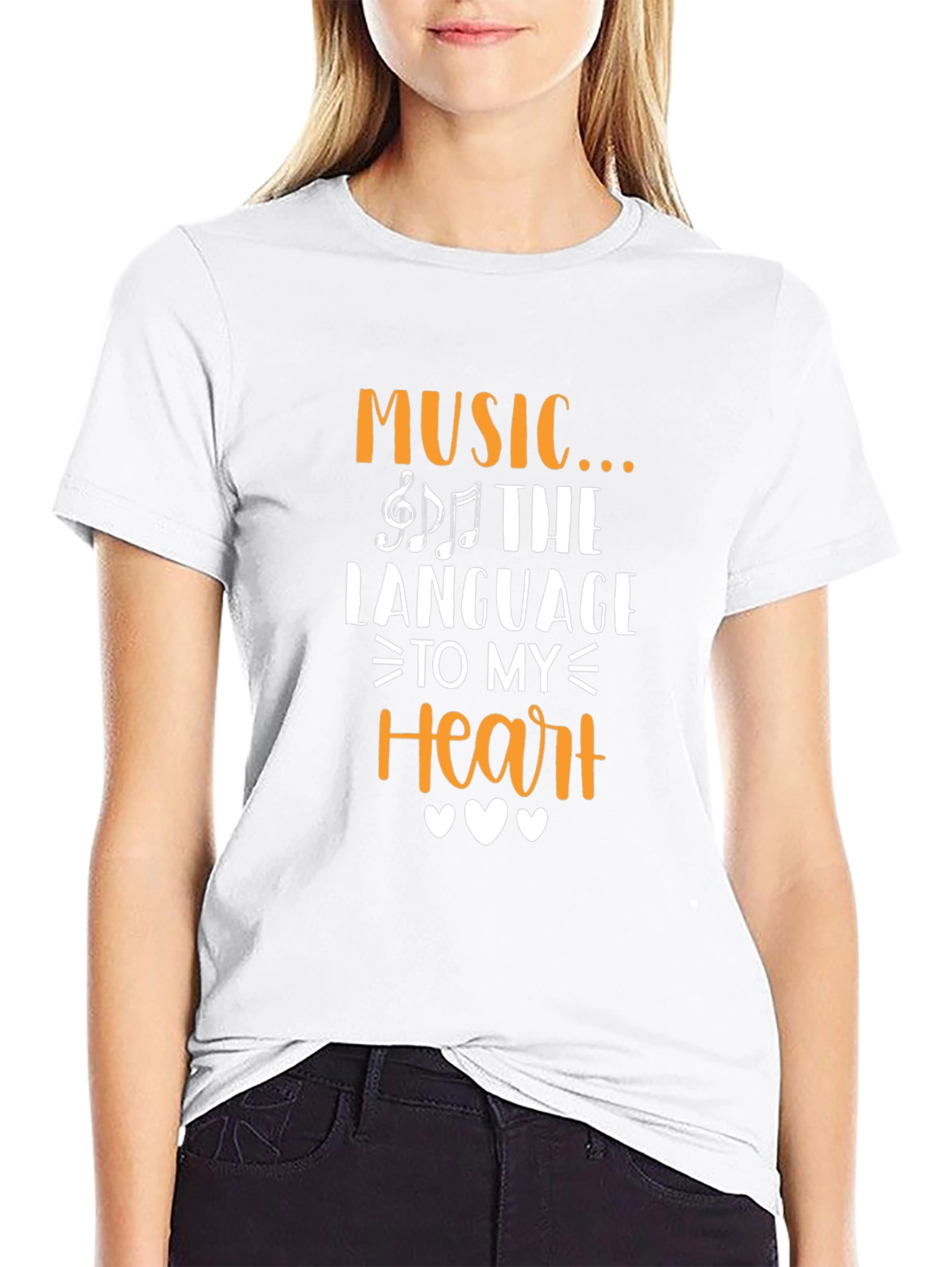 Music Is The Language of My Heart Graphic Tee