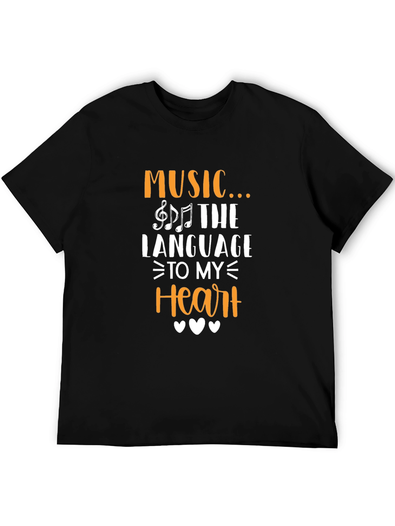 Music Is The Language of My Heart Graphic Tee