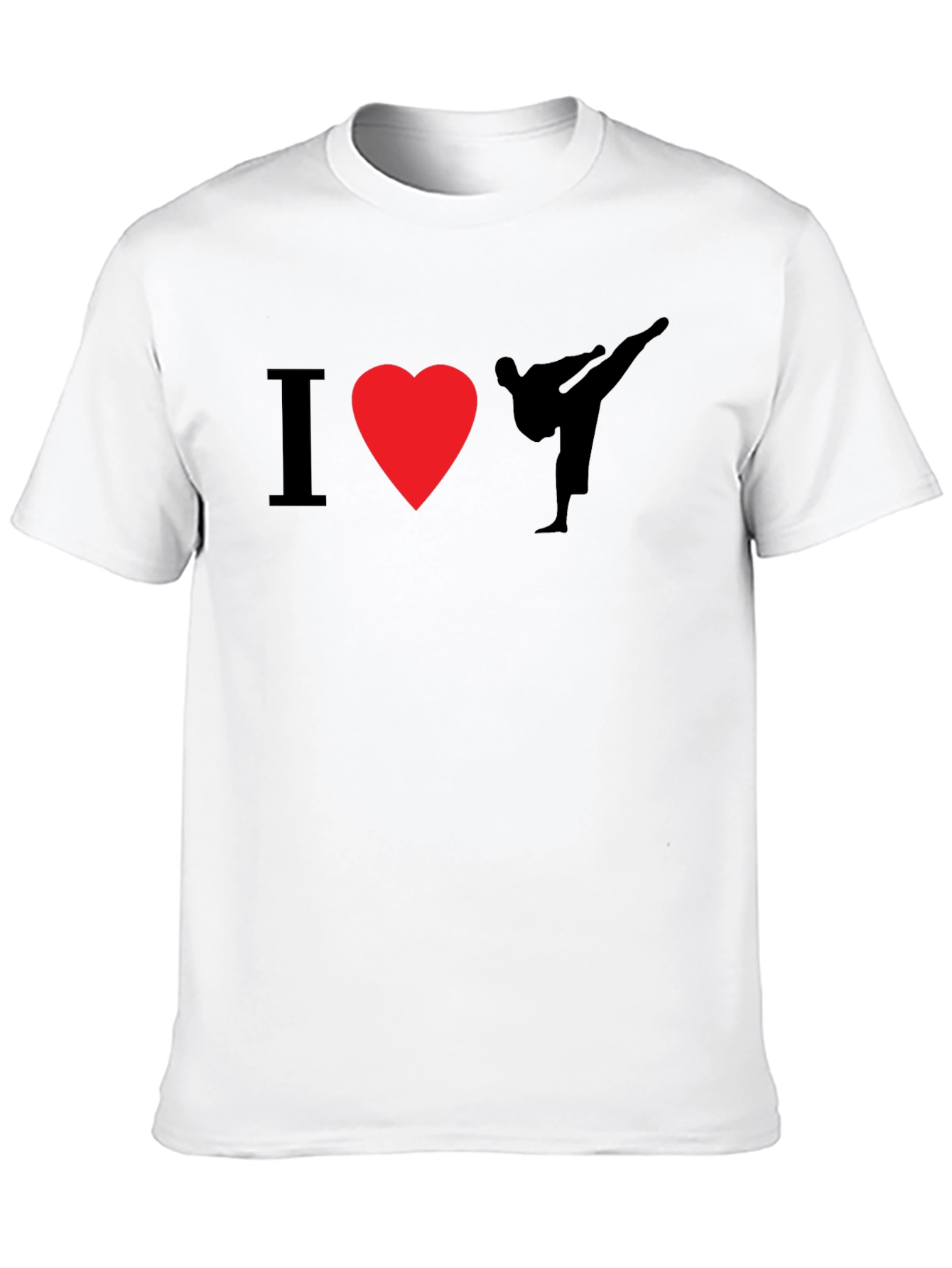 I Heart Karate Black T-Shirt - Martial Arts Tee