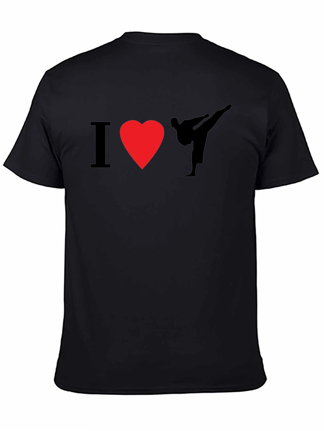 I Heart Karate Black T-Shirt - Martial Arts Tee